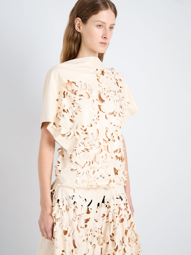 Dima Top in Lacquered Cotton 6