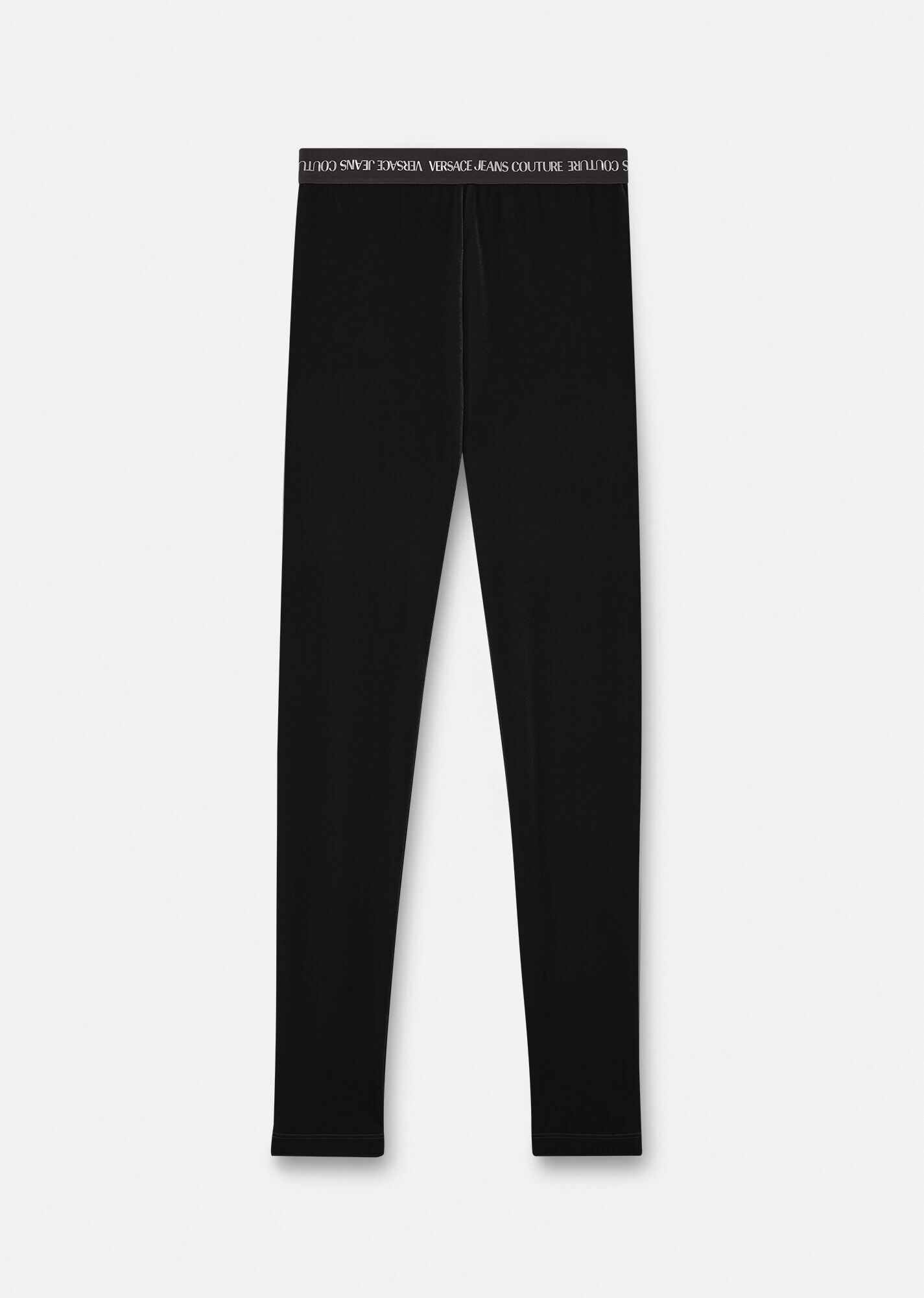 Logo Velvet Leggings - 1