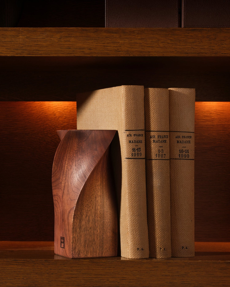 ASSOULINE Twist Bookend - Wood outlook