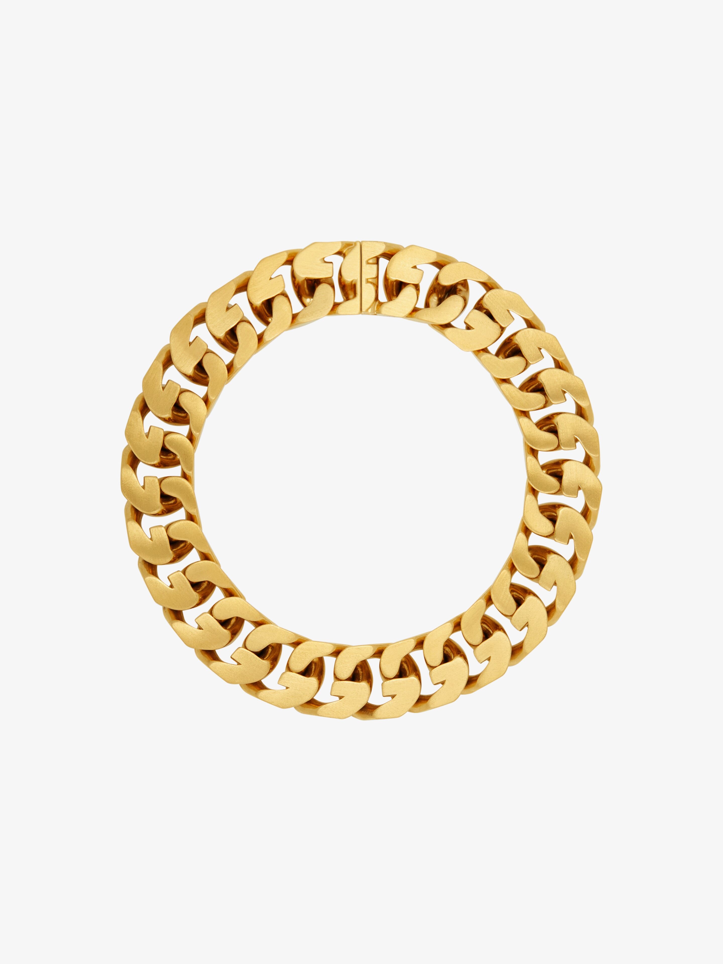 MEDIUM G CHAIN NECKLACE IN METAL - 1