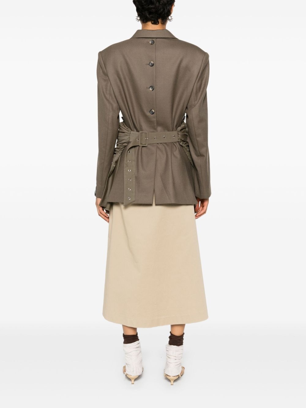 Wrapped blazer - 4