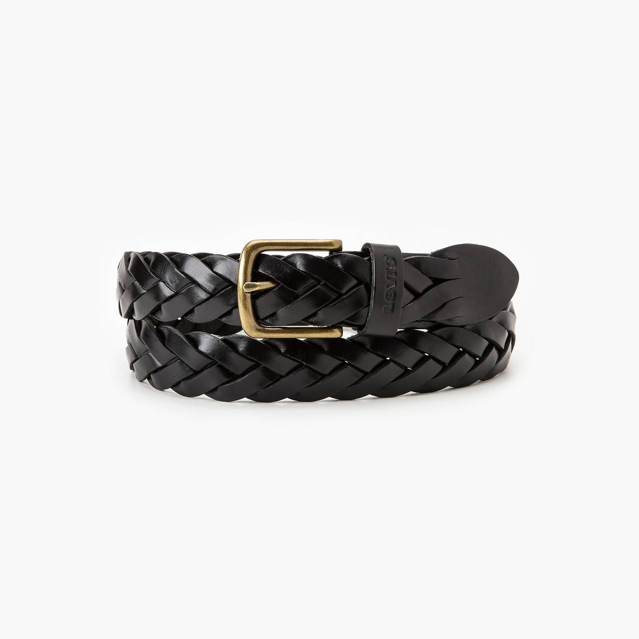 LEATHER BRAID BELT - 1