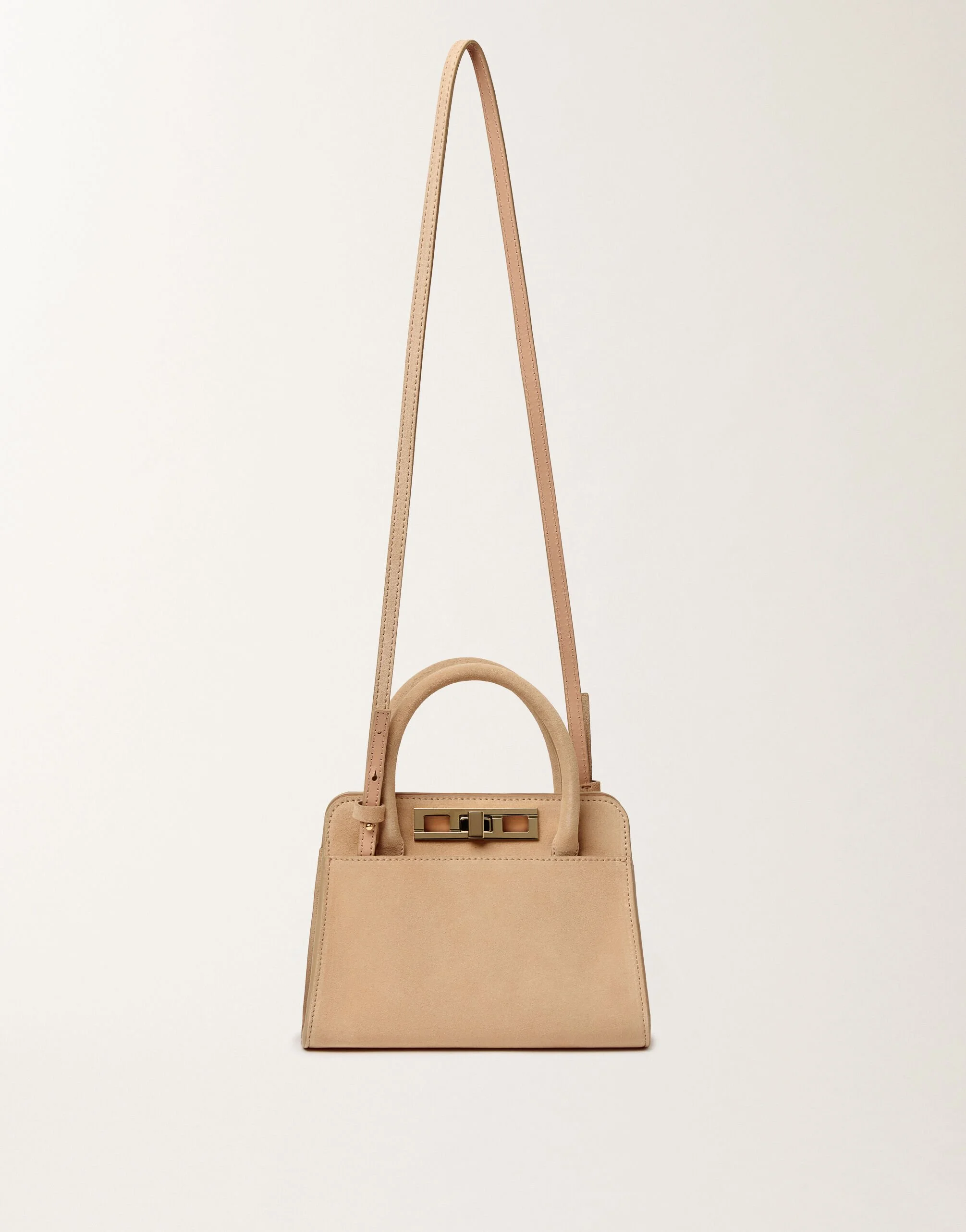 Suede handbag - 1