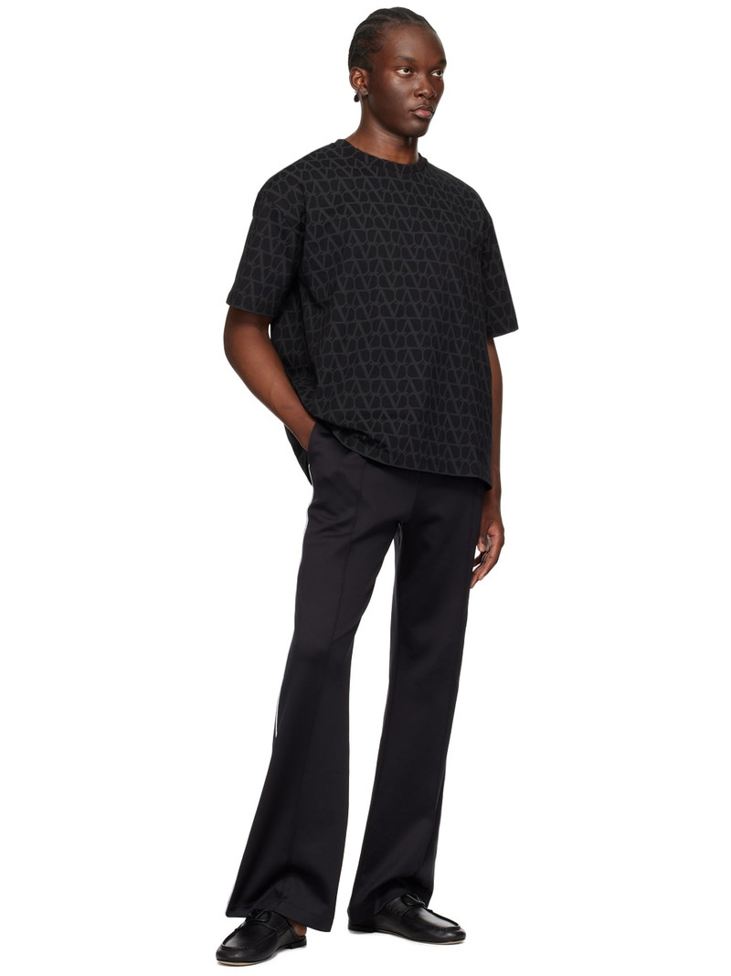 Valentino Black Drawstring Sweatpants outlook