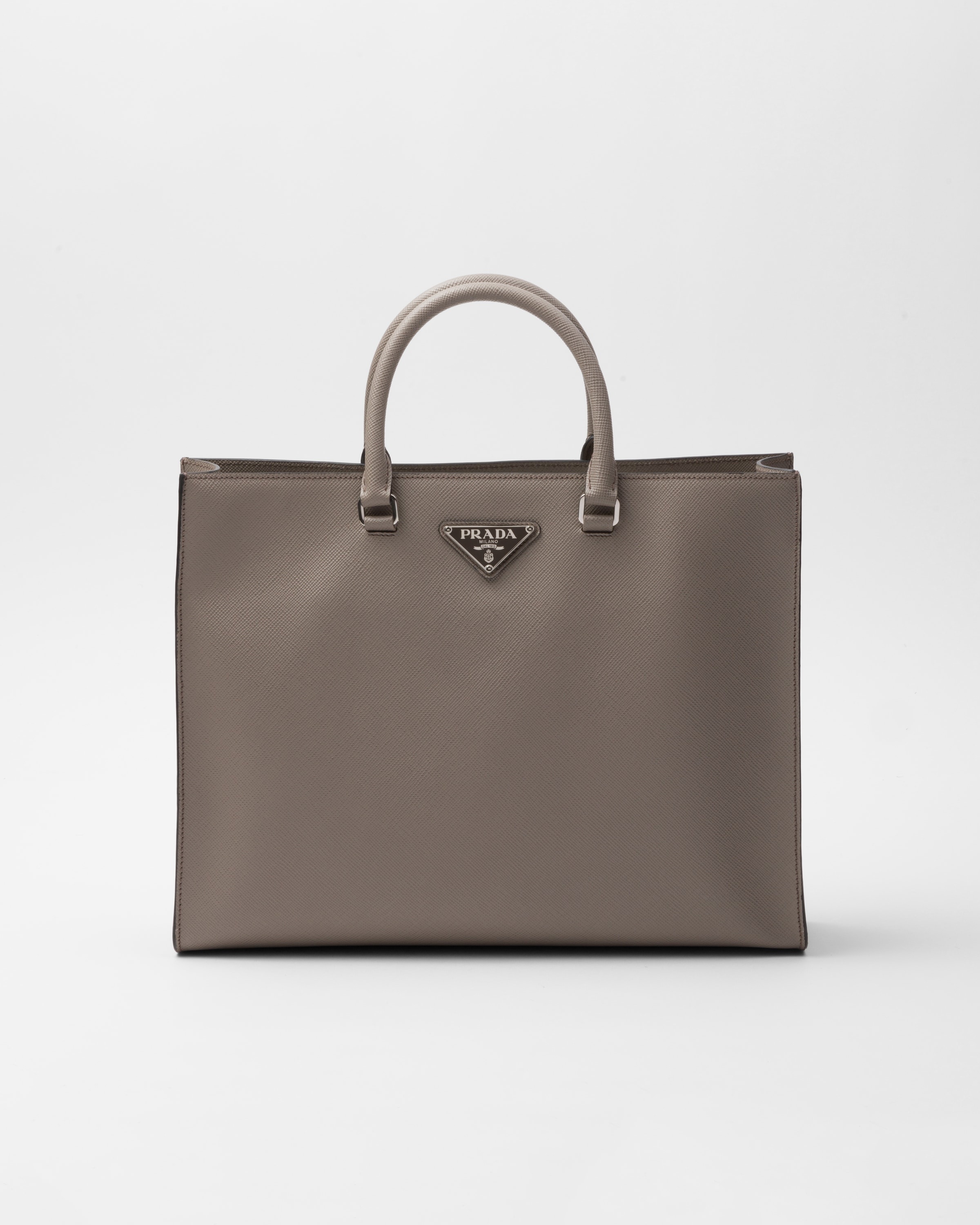 Saffiano leather tote bag - 1