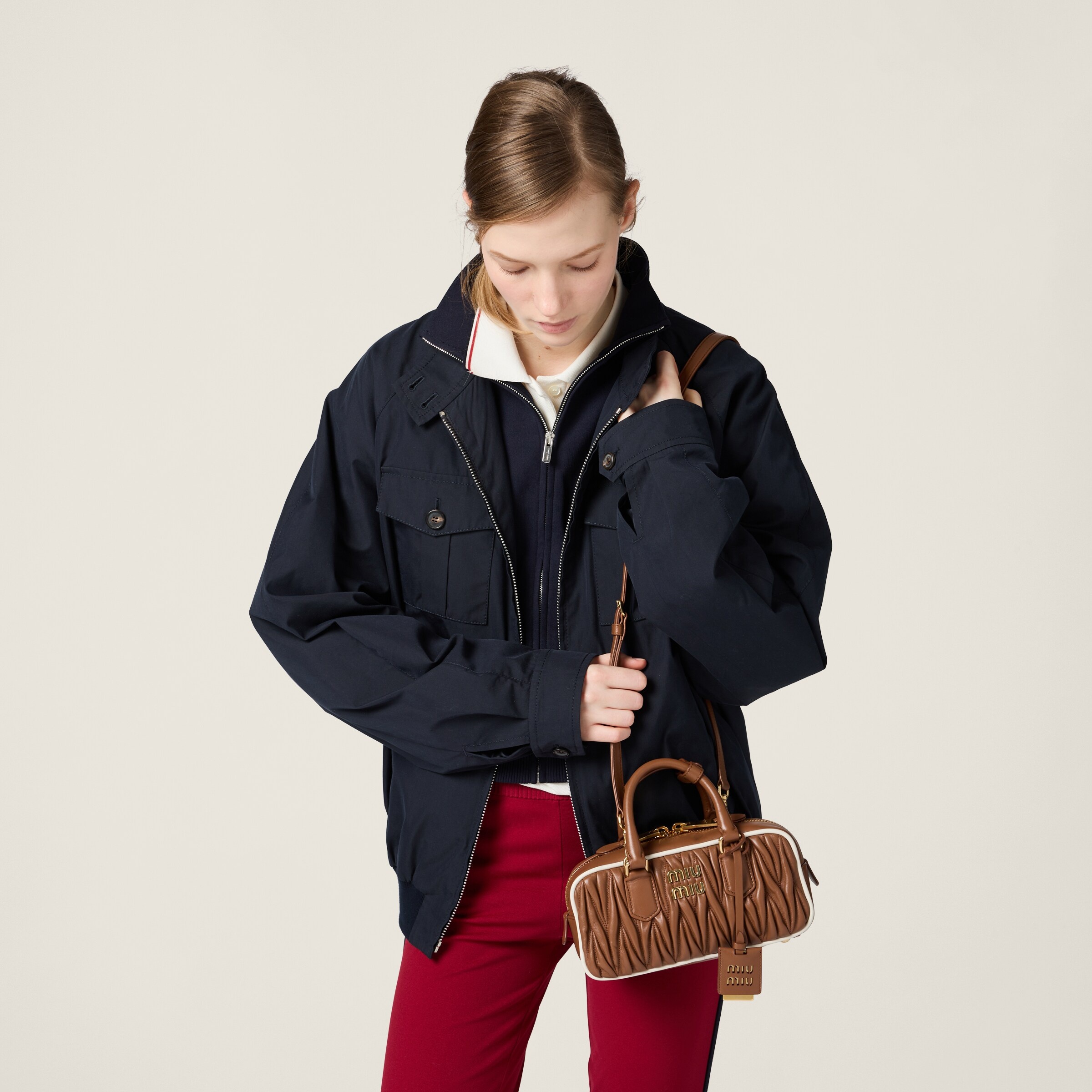 Arcadie matelassé nappa leather bag - 5