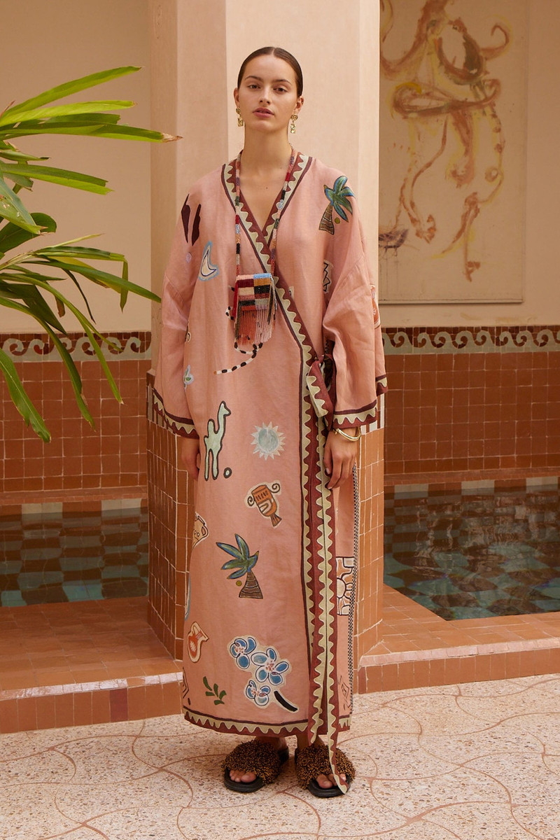 ALÉMAIS Laurence Wrap Midi Dress outlook