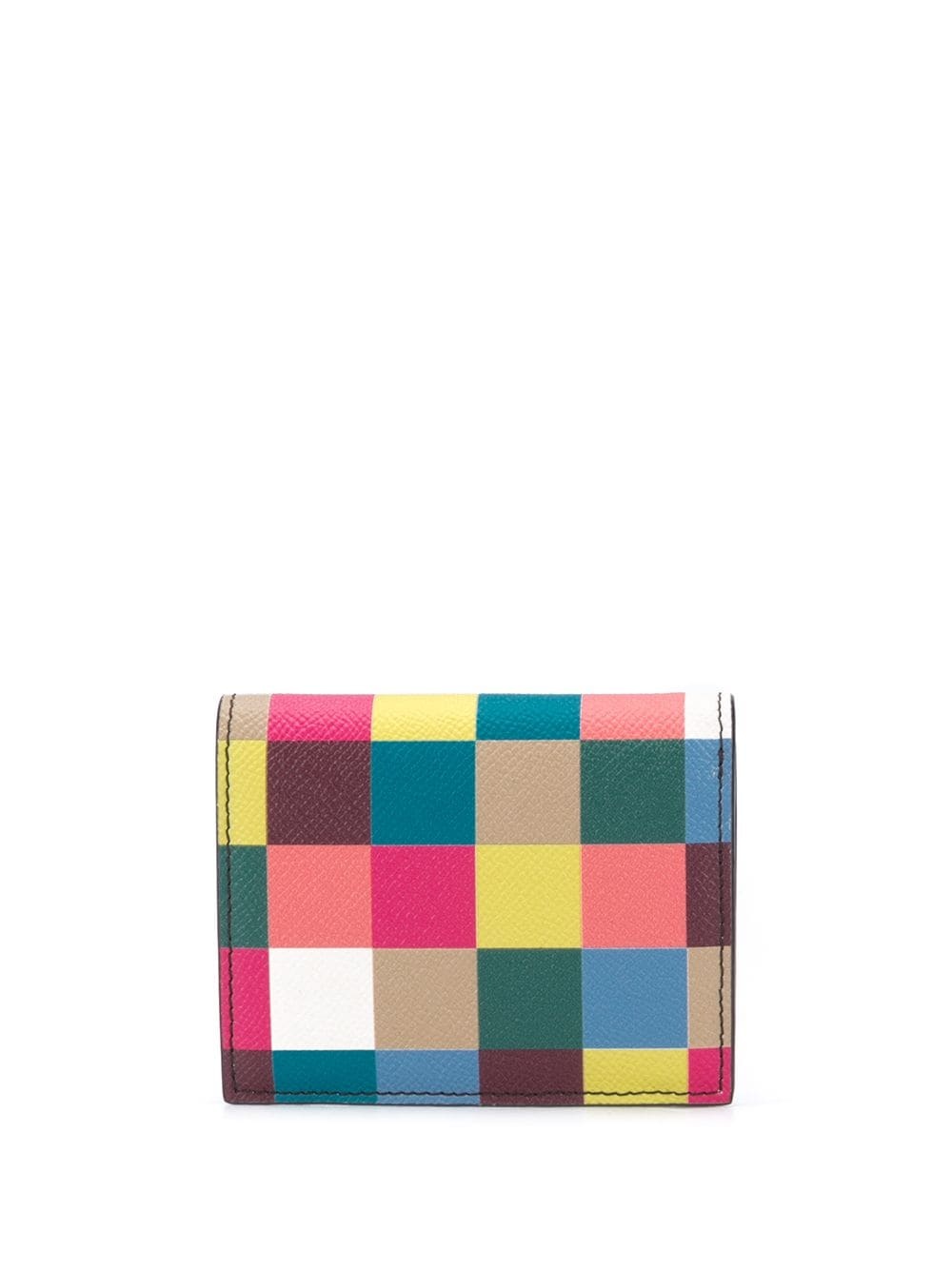 Gancini checked compact wallet - 2