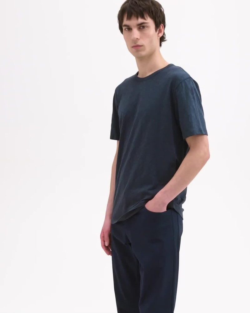 Theory Essential Tee in Cosmos Slub Cotton outlook