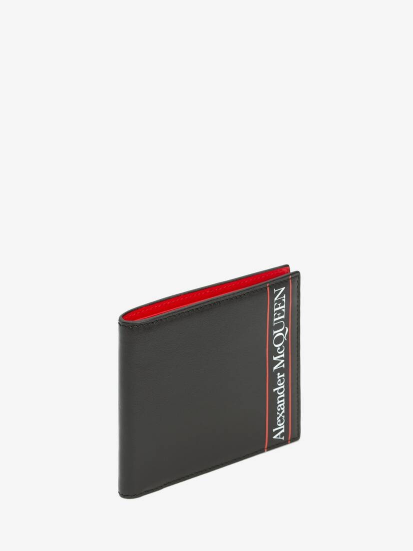 Alexander Mcqueen Billfold Wallet in Black/red - 2