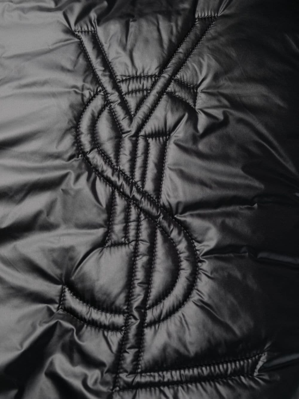 Saint Laurent Logo Padded Anorak - 6