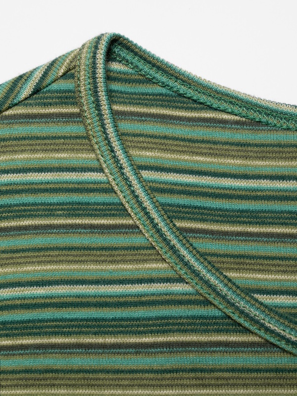 Jessy LS T-Shirt Striped Rib Multi - 5