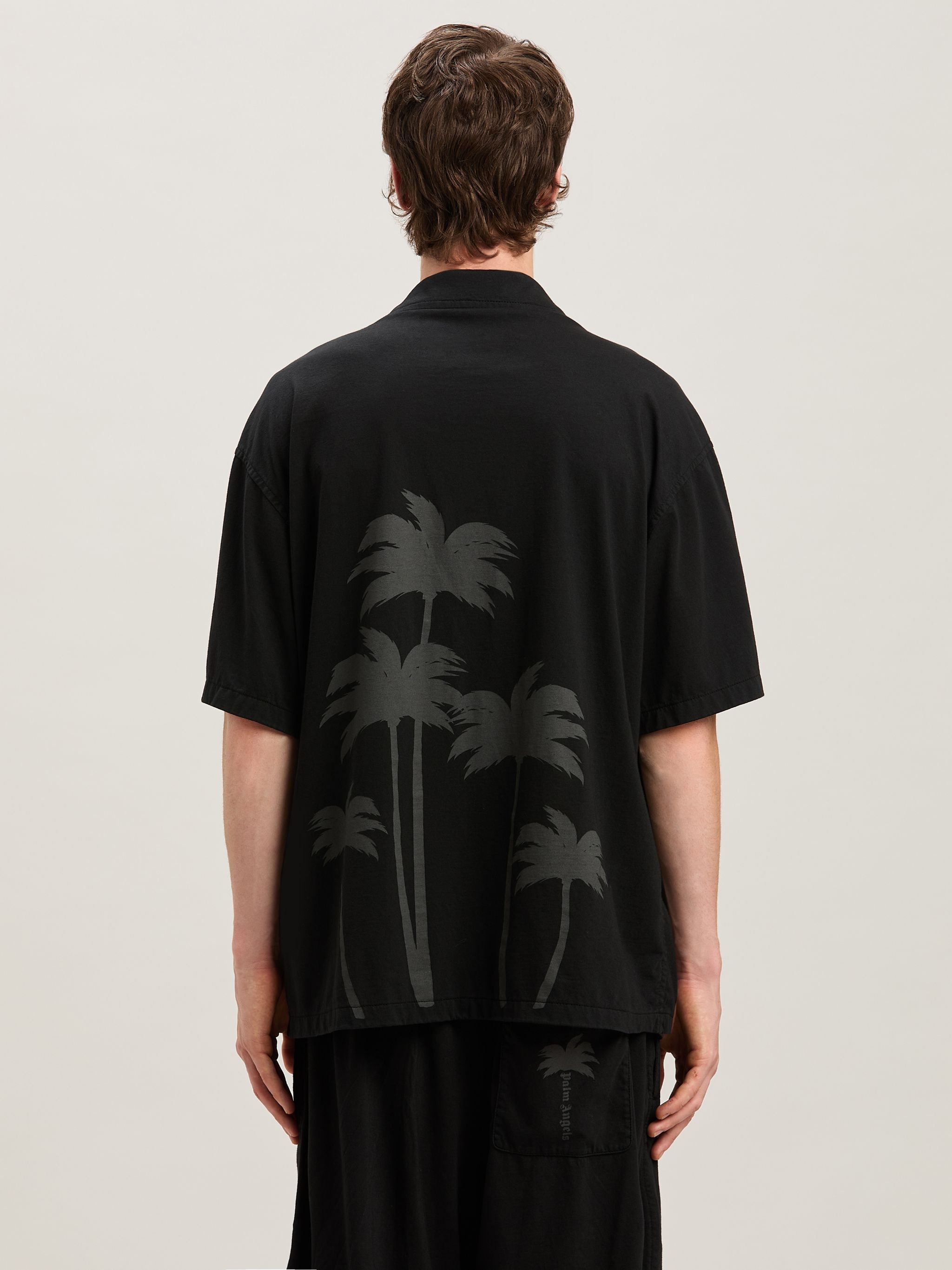 Palm dyed bowling shirt - 5