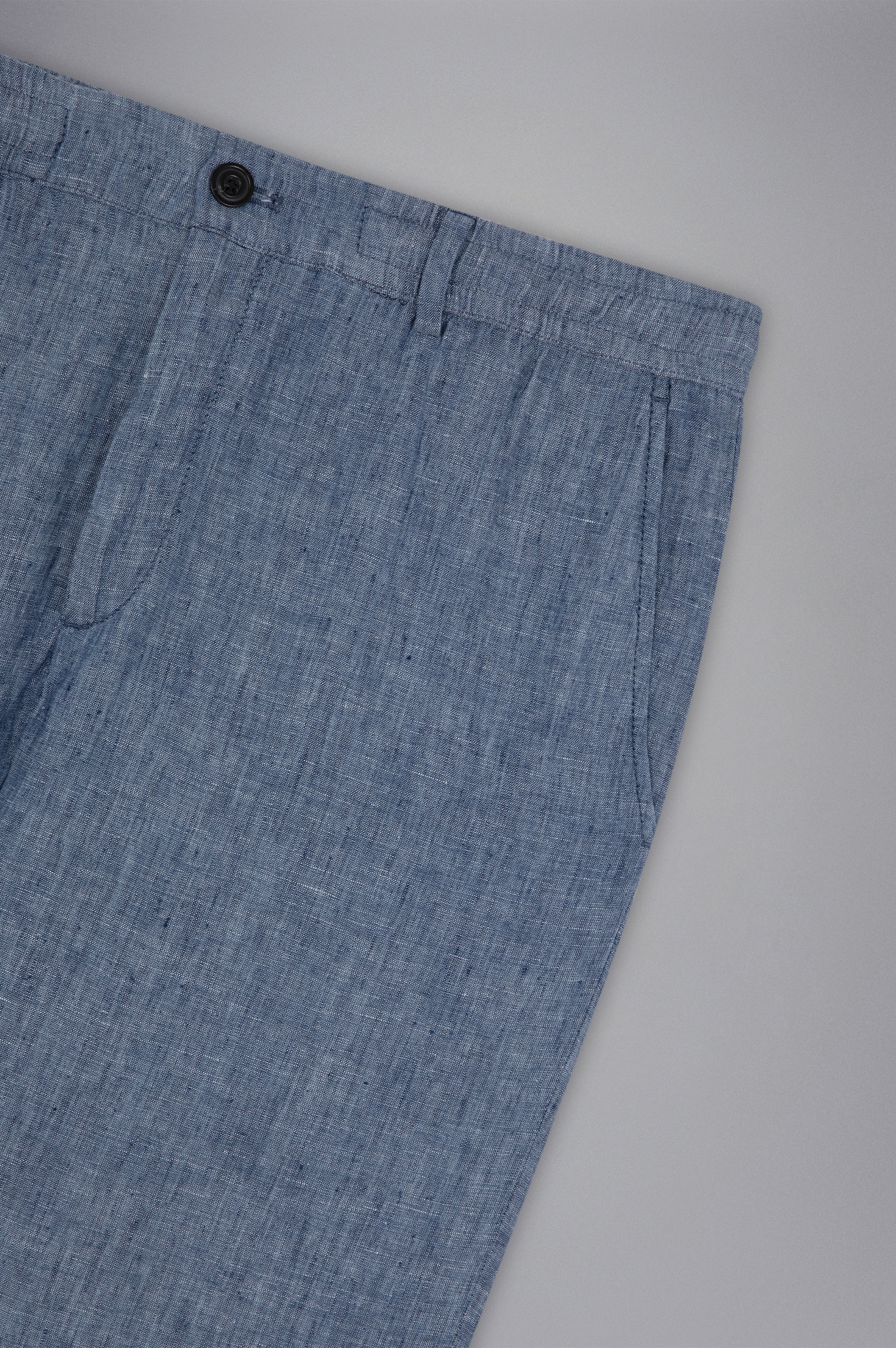 LINEN CHINO TROUSERS - 5