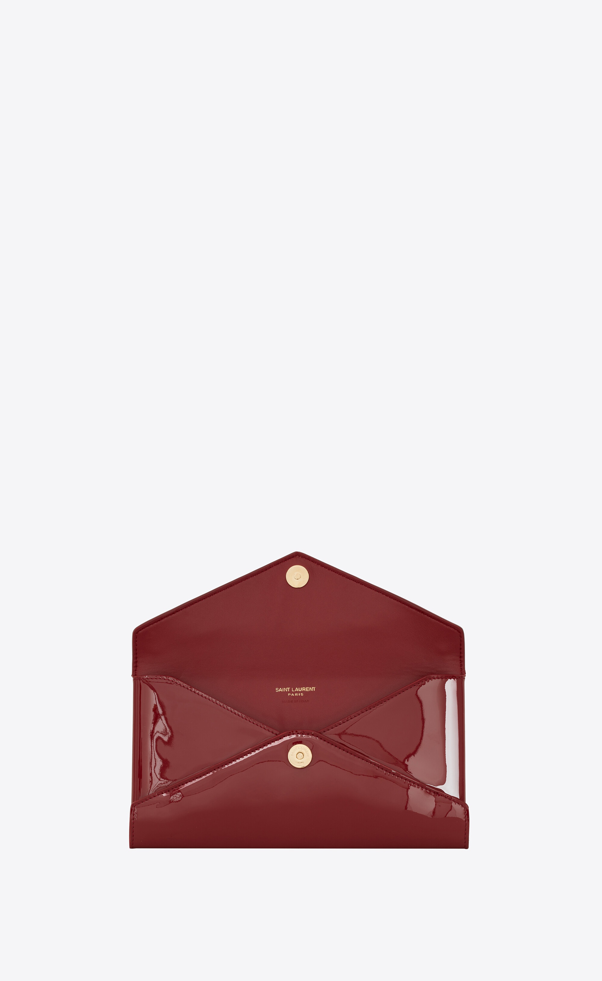 letter pouch in patent leather - 4