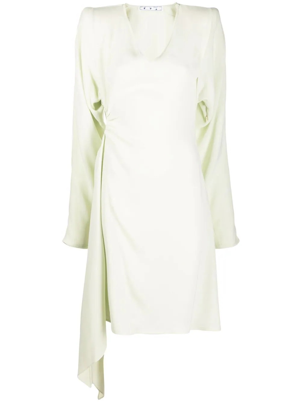 cut-out long-sleeve dress - 1