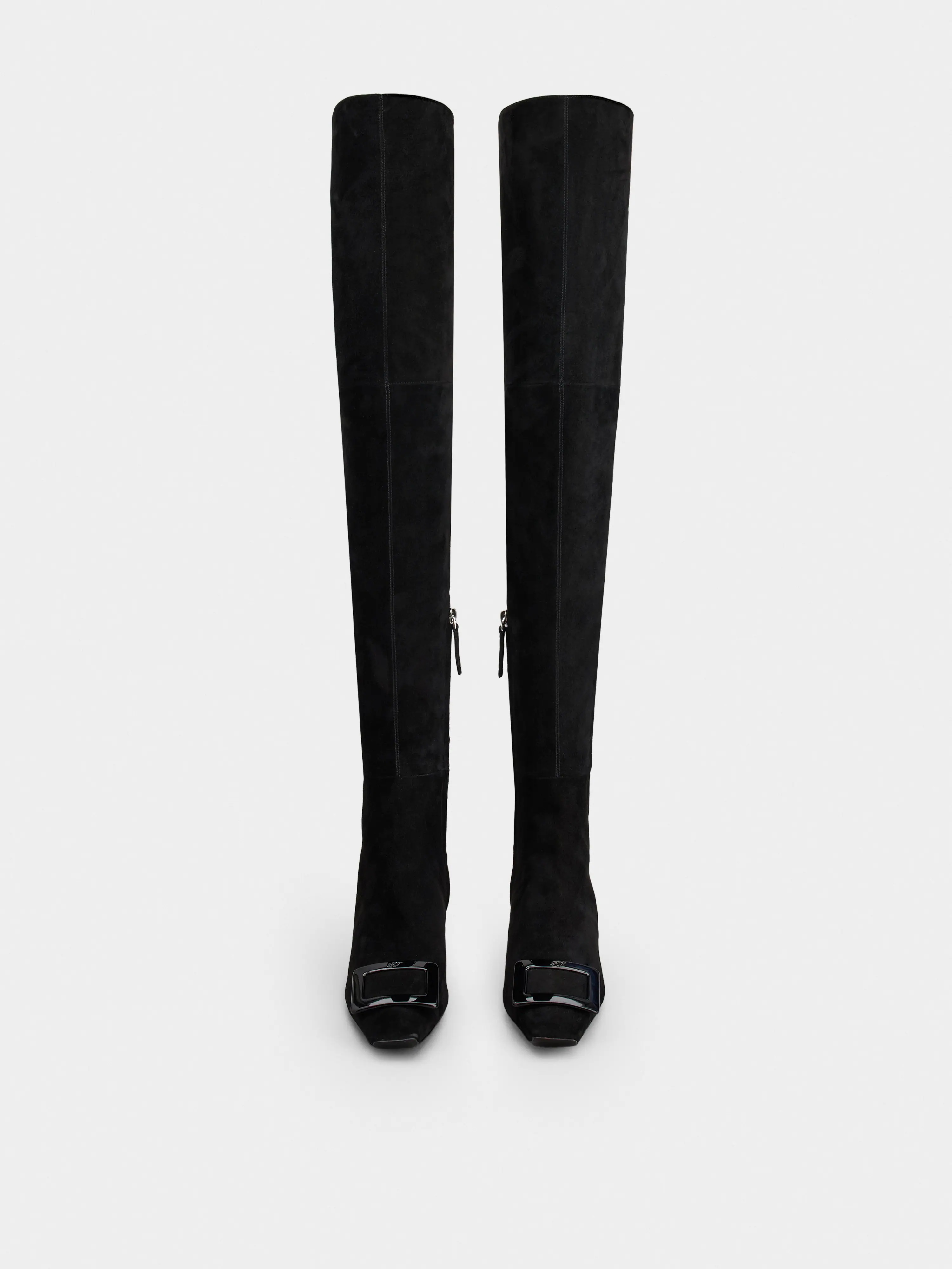 Belle Vivier Cuissard Boots in suede - 6