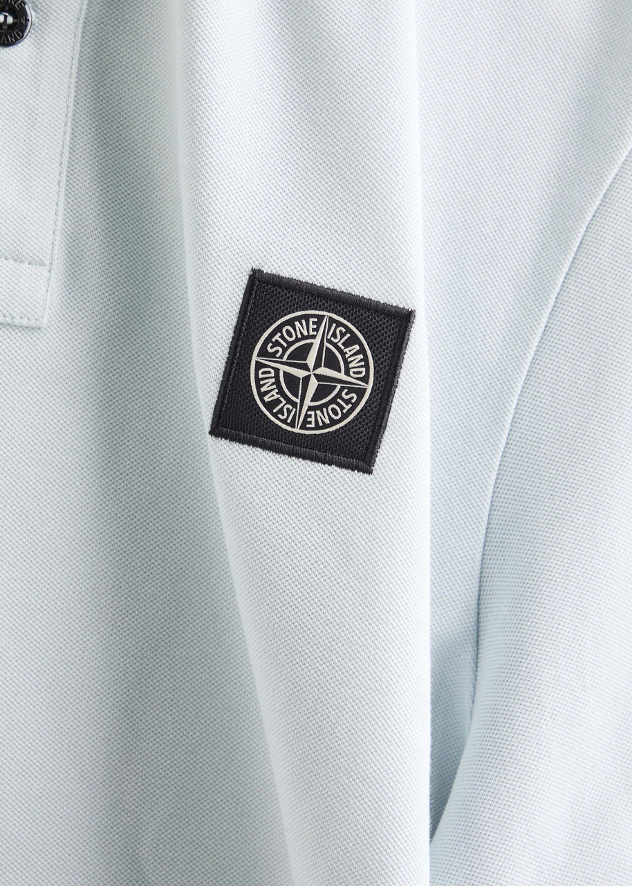 Stone Island Piqué Cotton Polo Shirt - 5