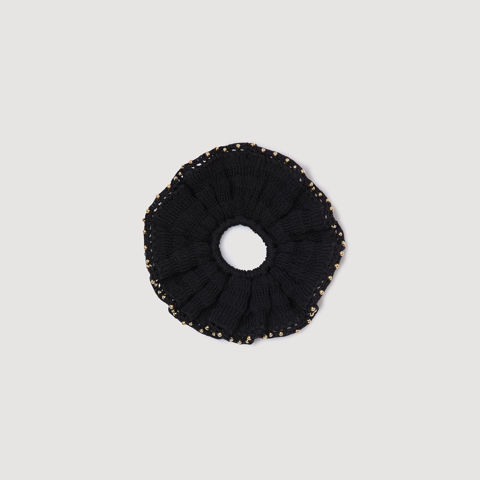 BEADED CROCHET SCRUNCHIE - 3