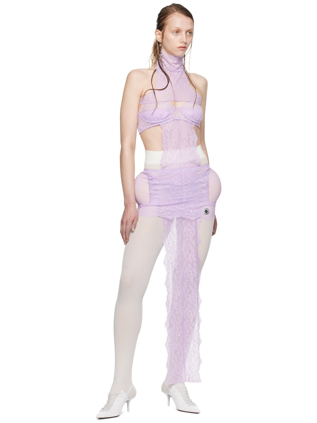 Purple Shayne Oliver Edition Minidress - 5