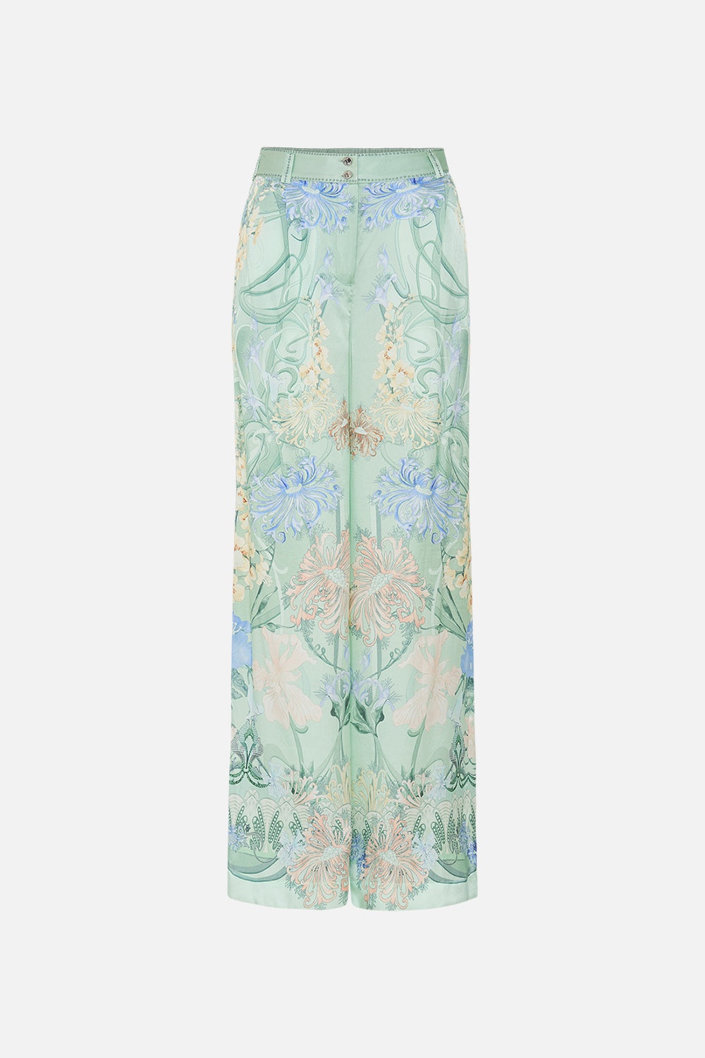 WIDE LEG WAISTED PANT - 1