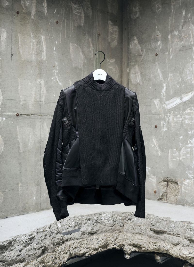 Nylon Twill x Knit Blouson 5