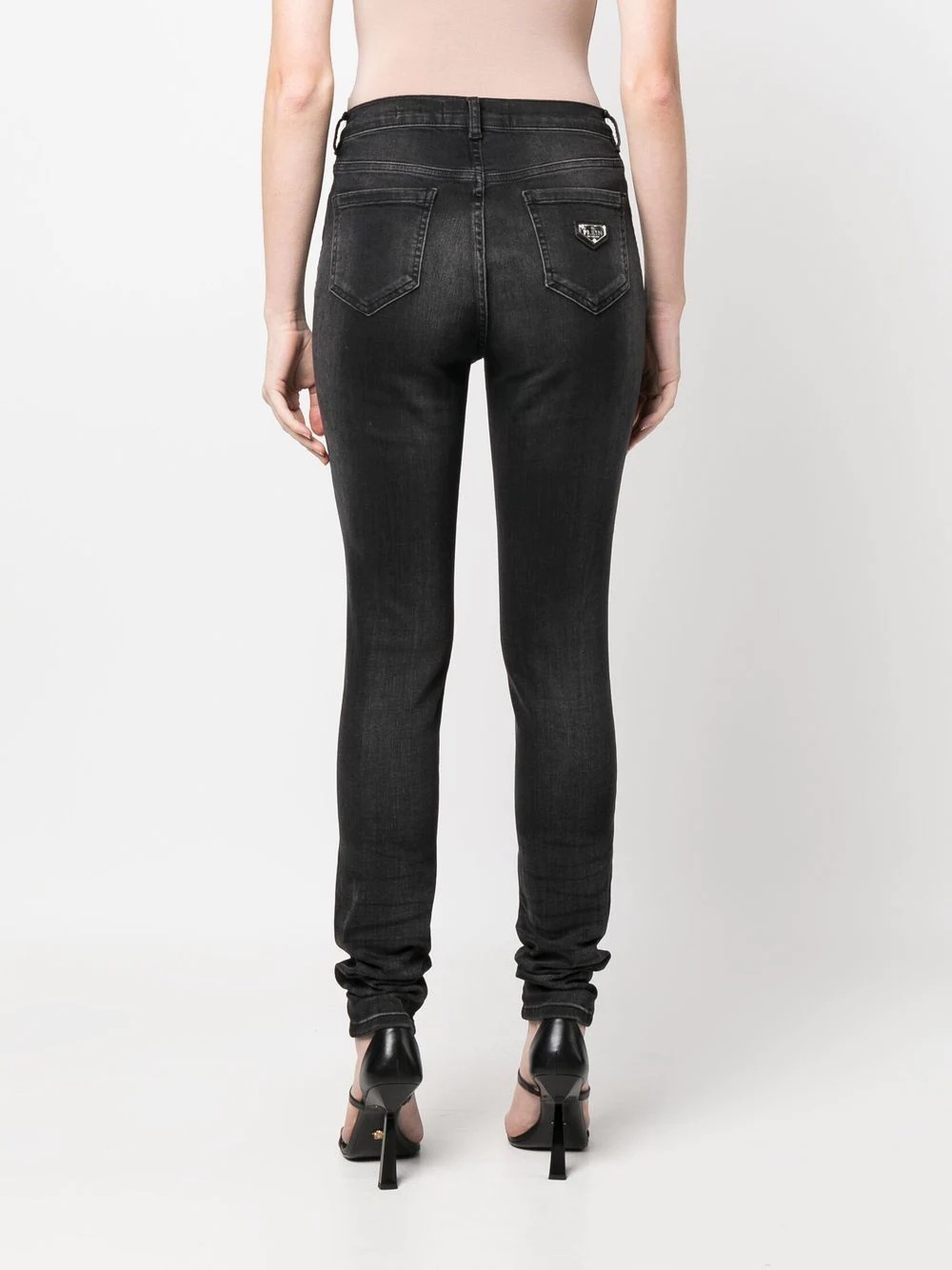 high-waist skinny-cut jeans - 4