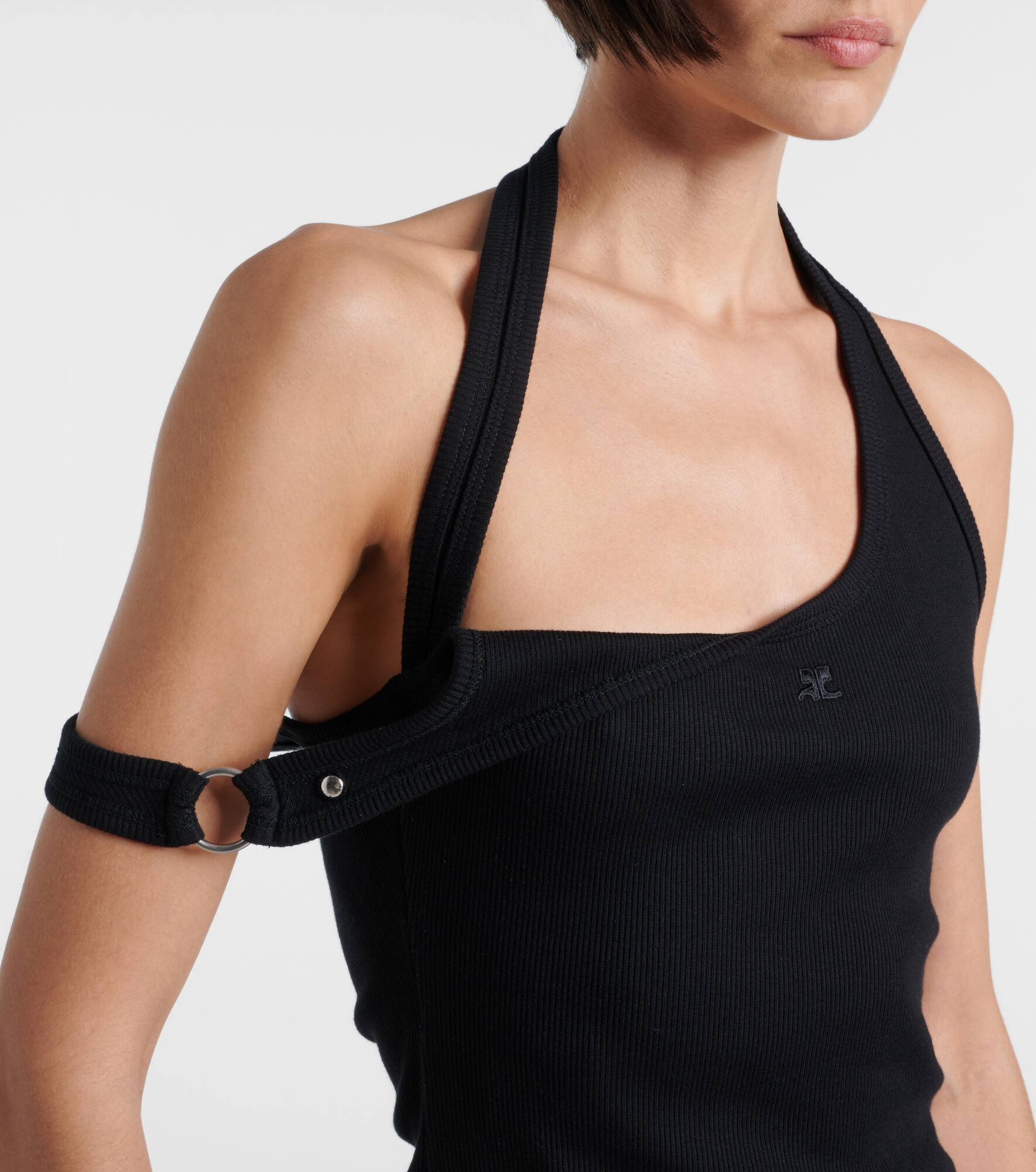 Undressed 90's ribbed-knit cotton top - 4