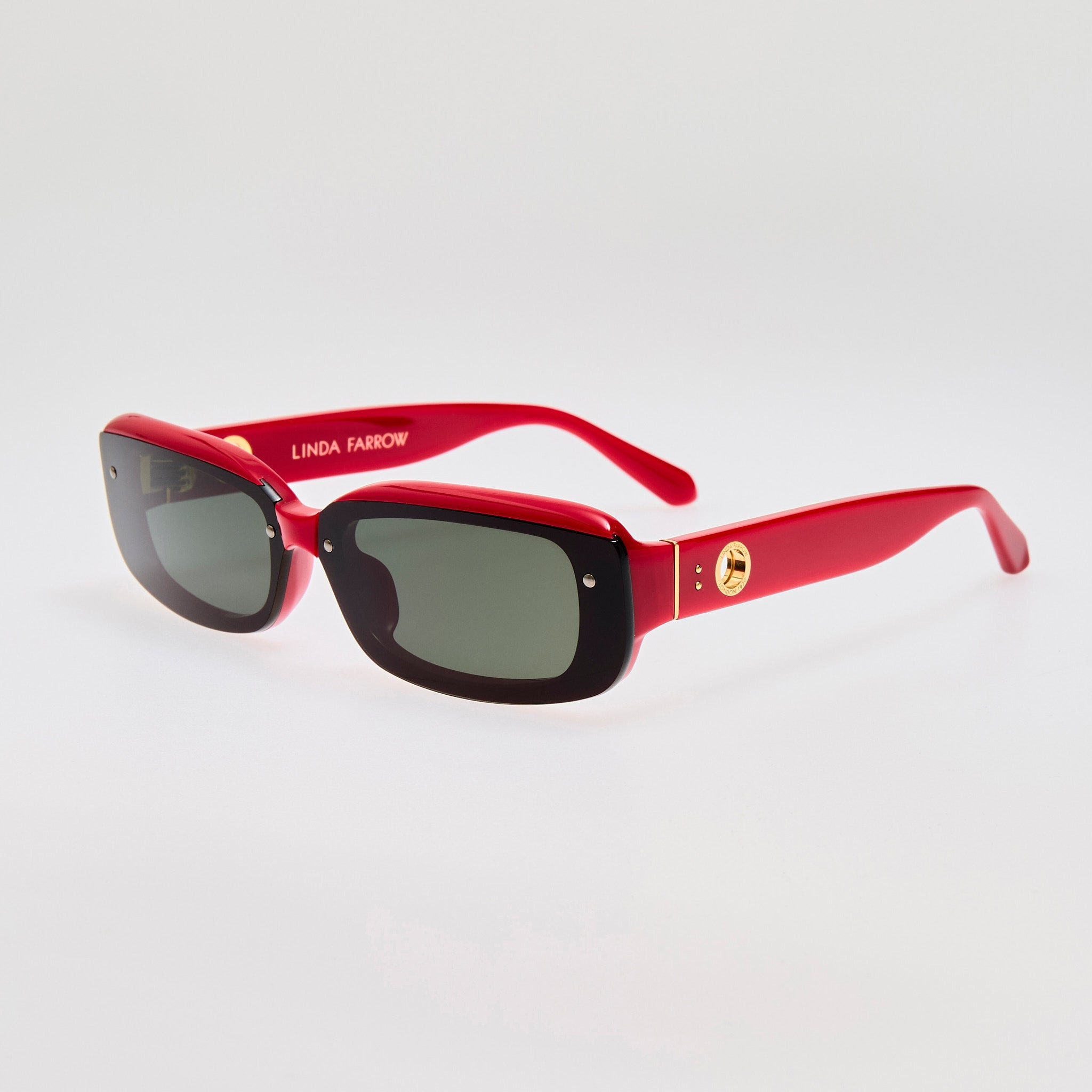Flick Sunglasses in Red and Black - 3