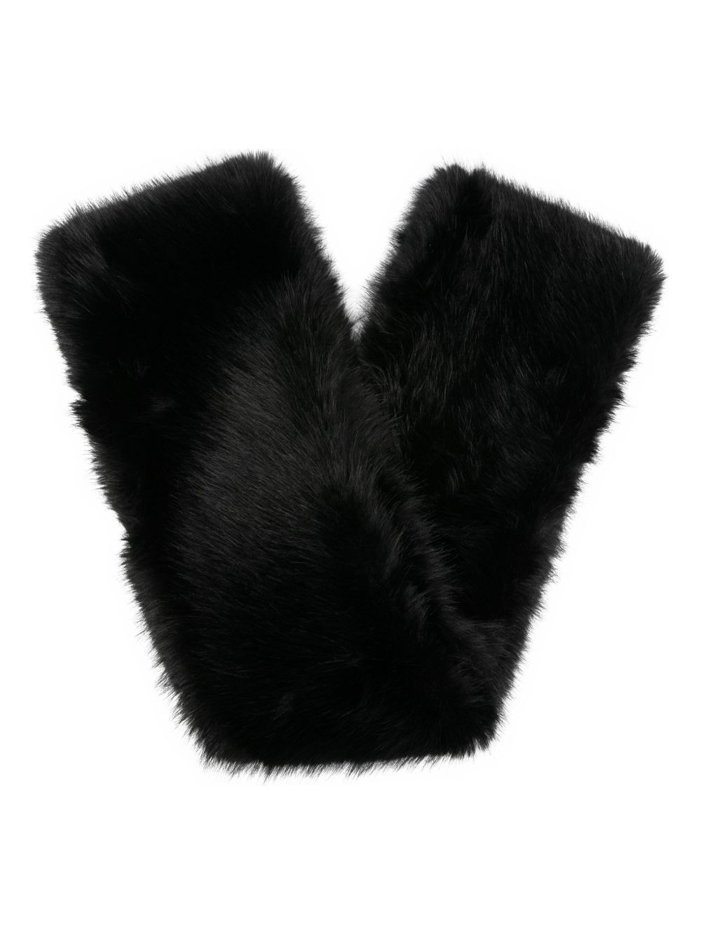 faux-fur scarf - 1