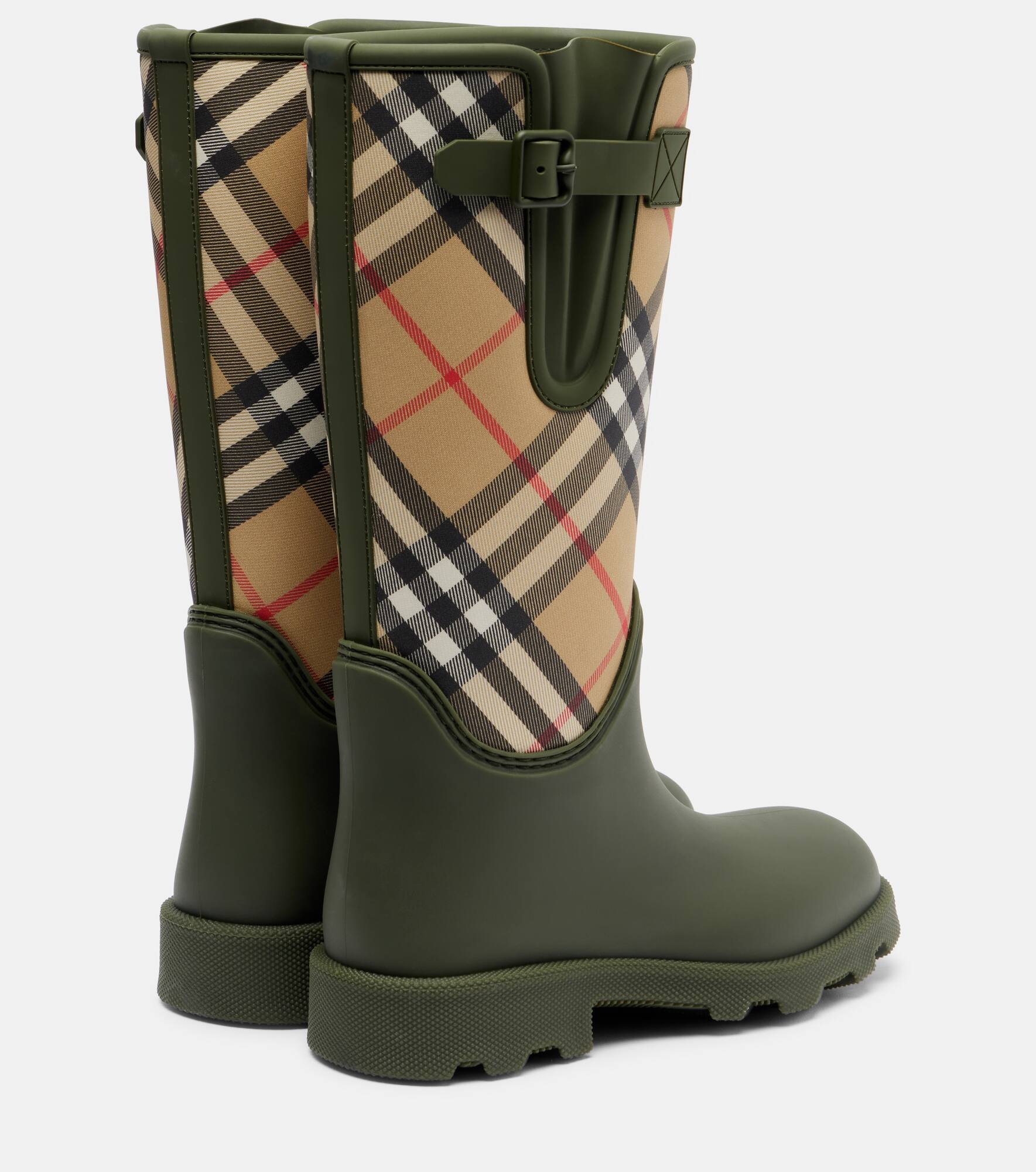 Marsh Burberry Check rain boots - 2