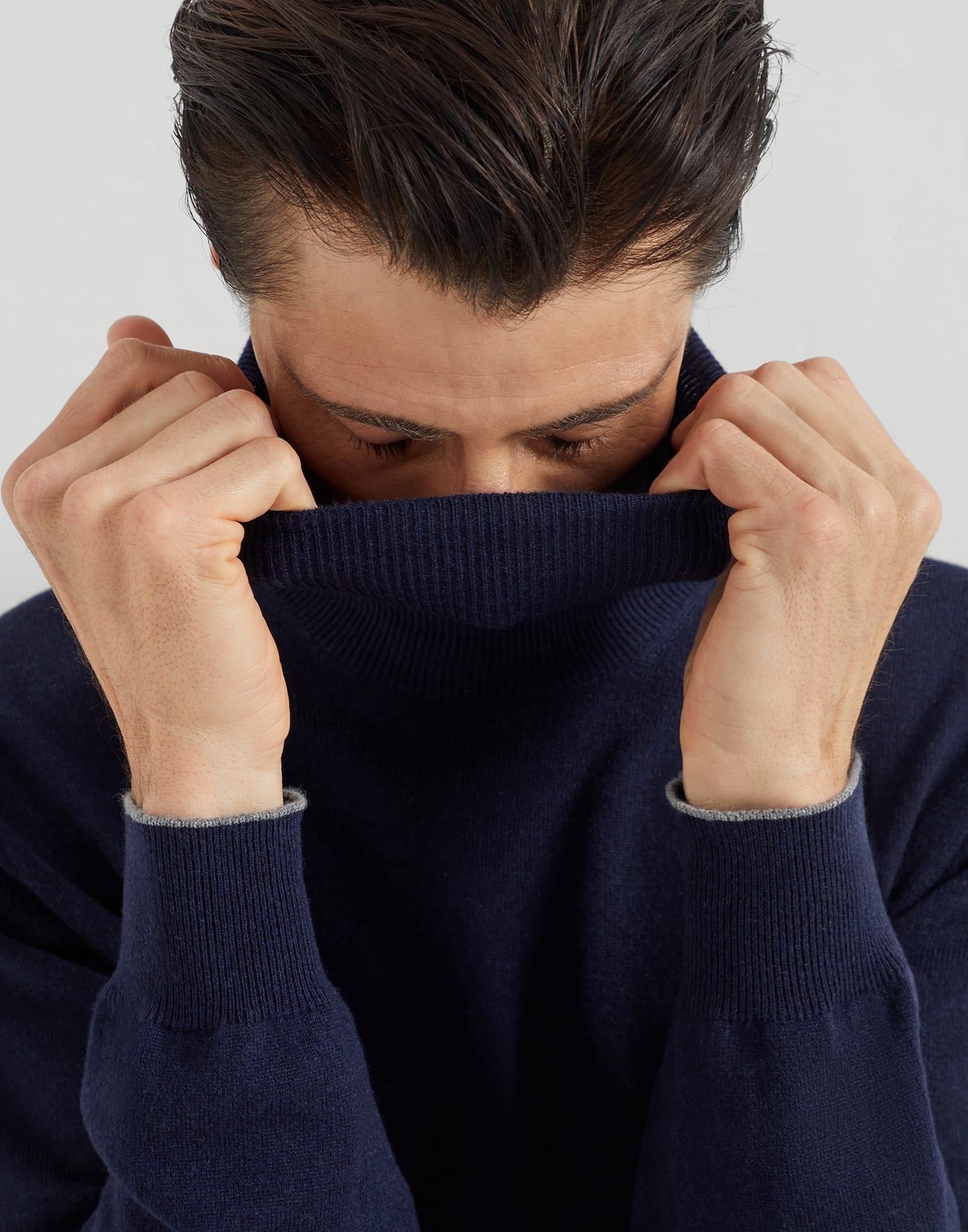 Cashmere turtleneck sweater - 3