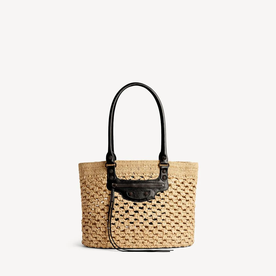 Women's Le City Basket Medium in Natural/black - 1
