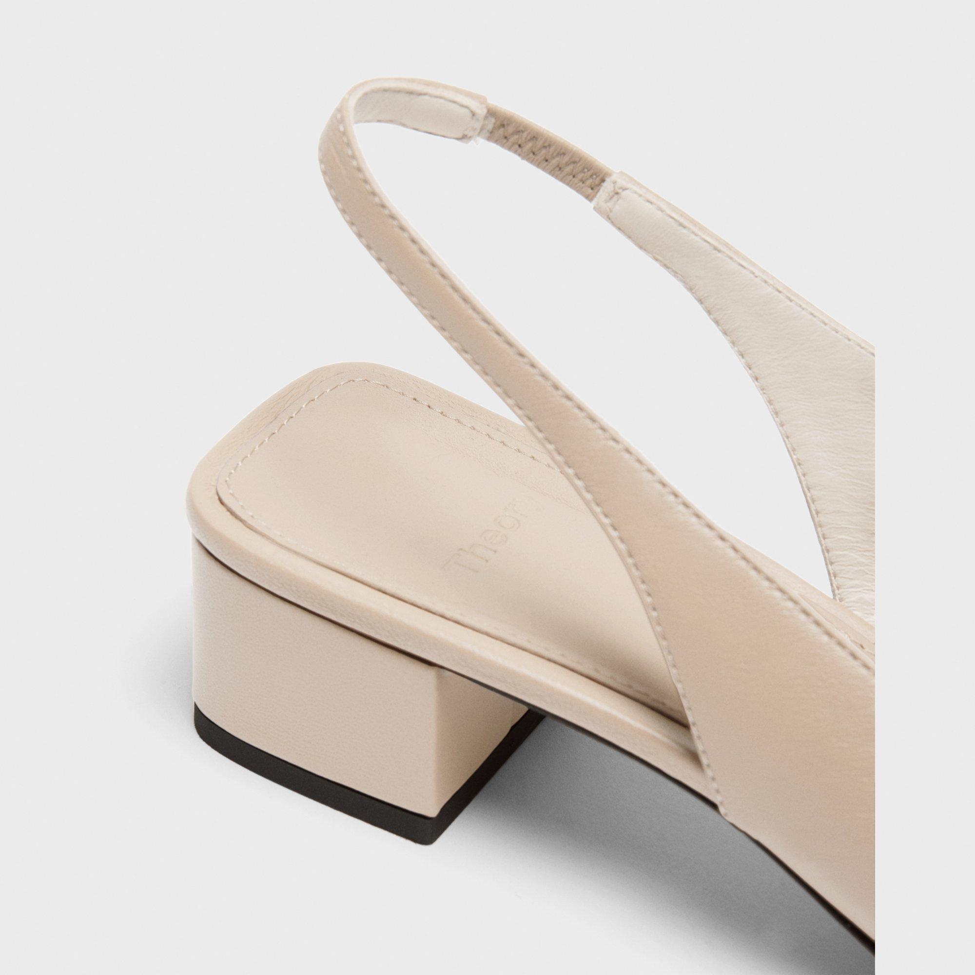 Slingback Pump in Leather - 6
