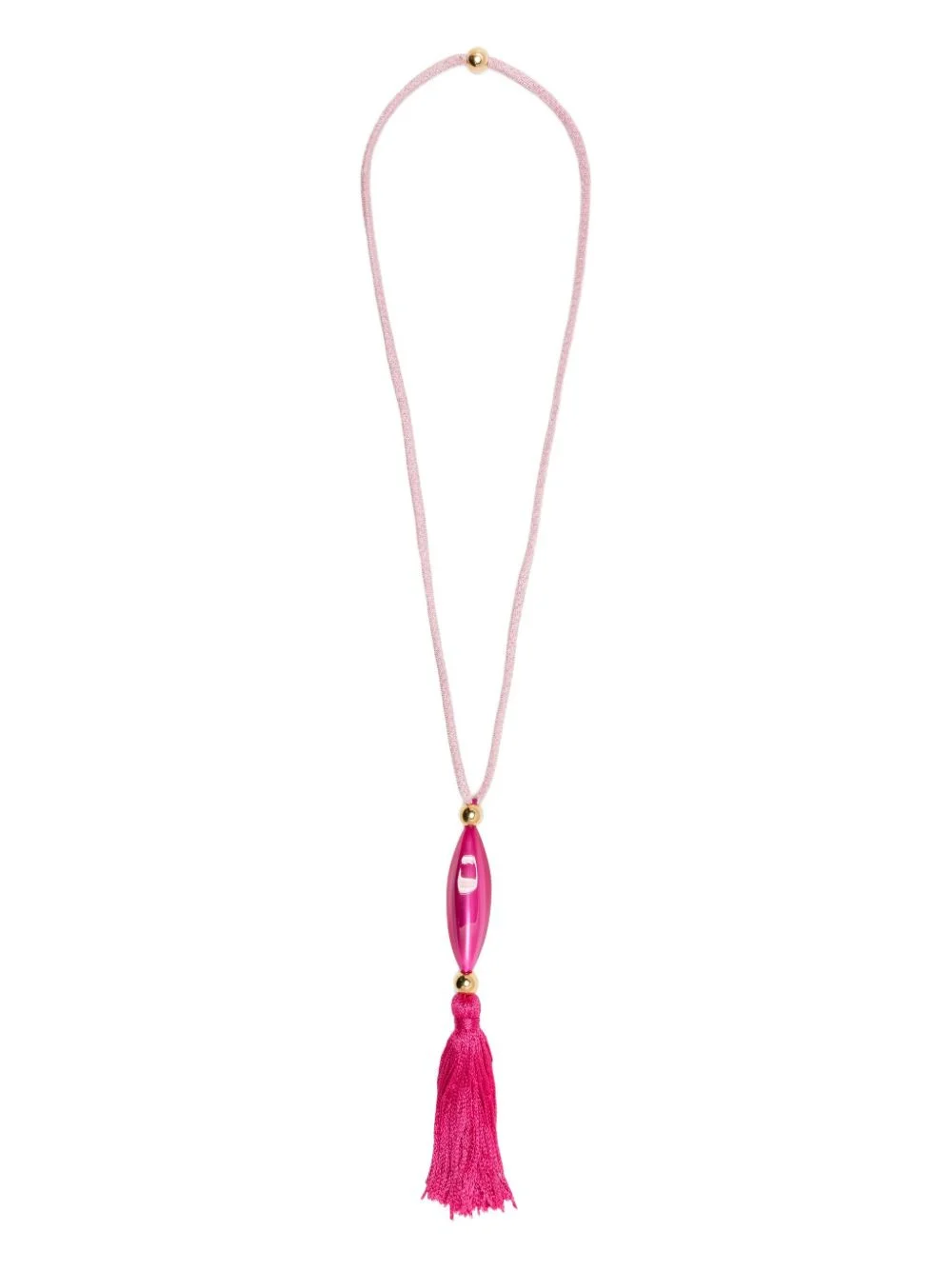 tassel-detailing necklace - 1