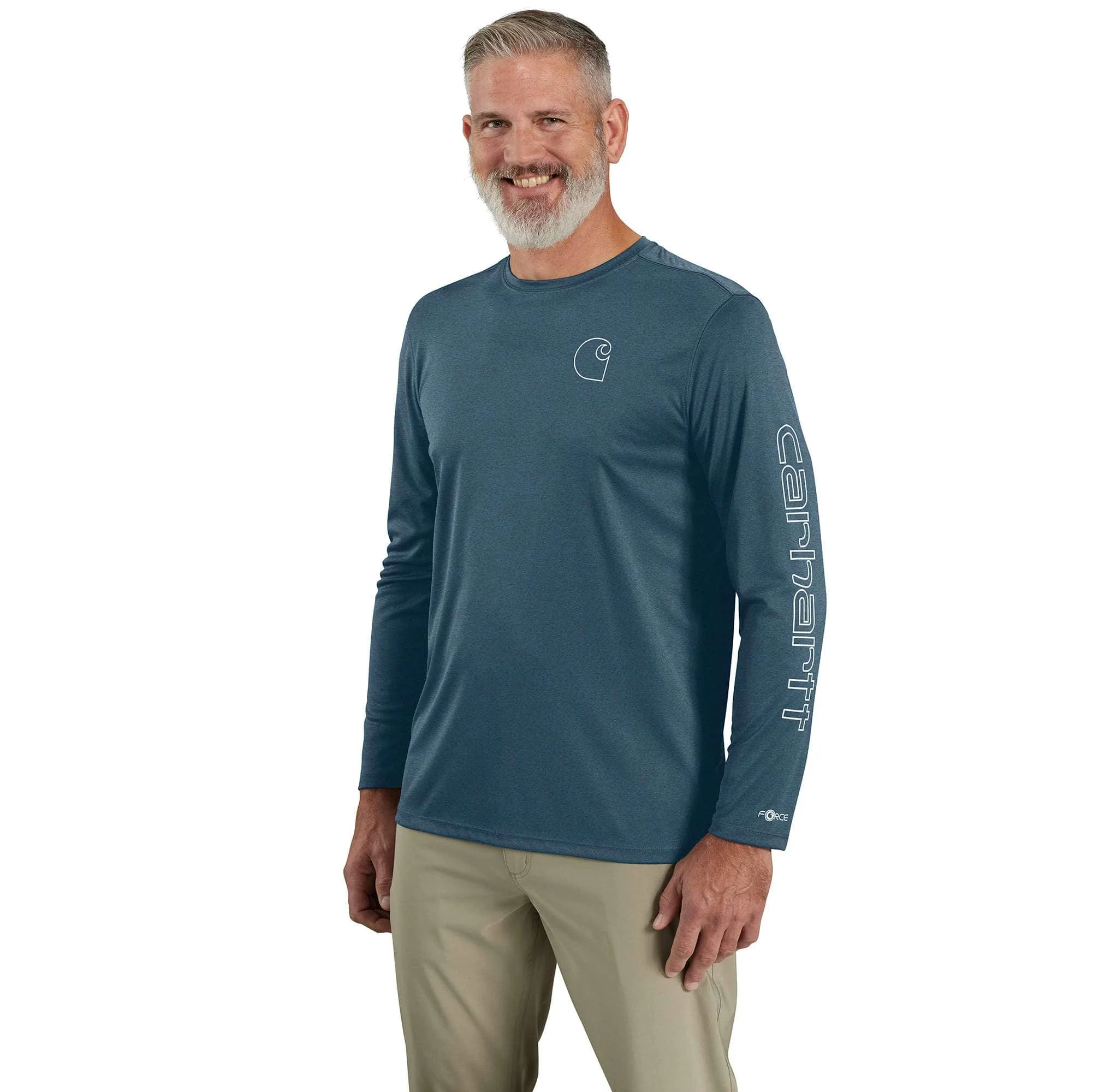 Force Sun Defender™ Relaxed LS Logo T-Shirt - 1
