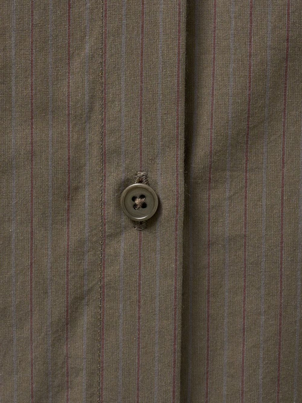 pinstripe-pattern shirt - 5