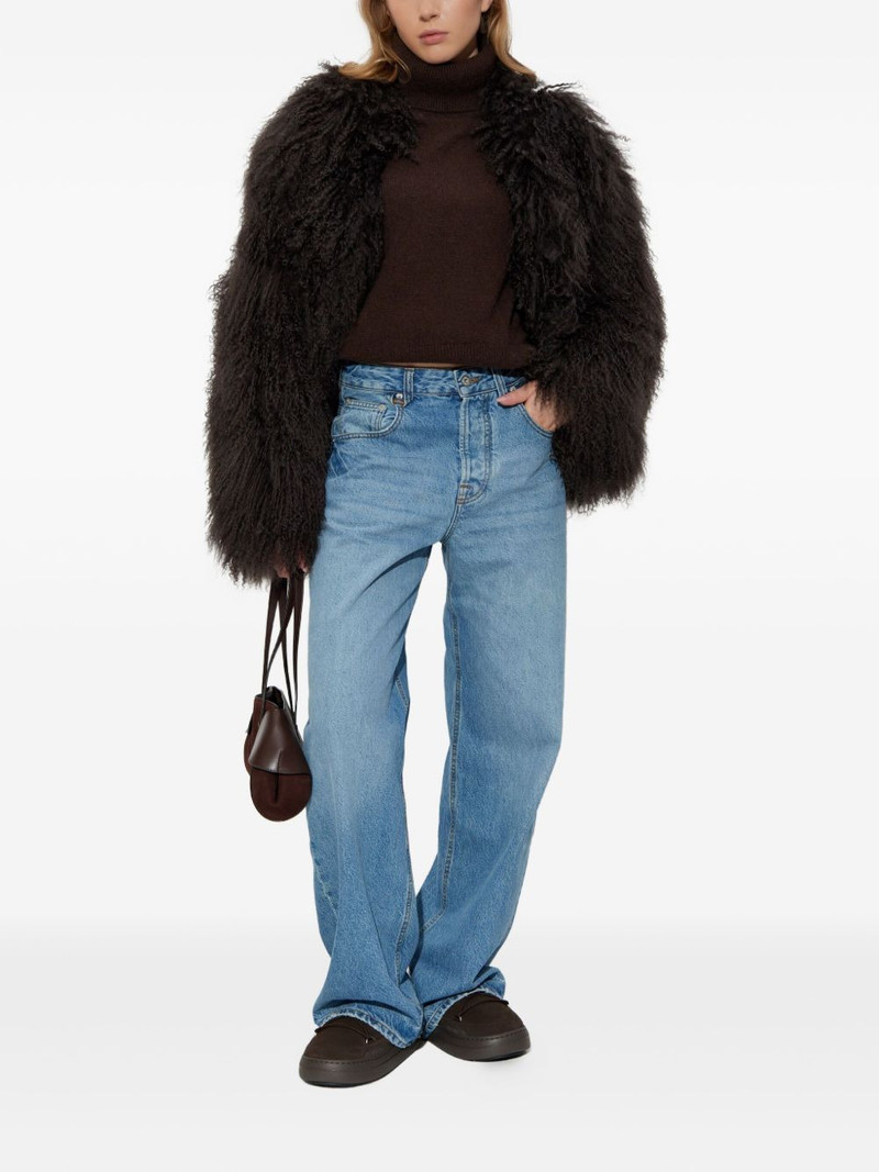STAND STUDIO lamb-fur jacket outlook