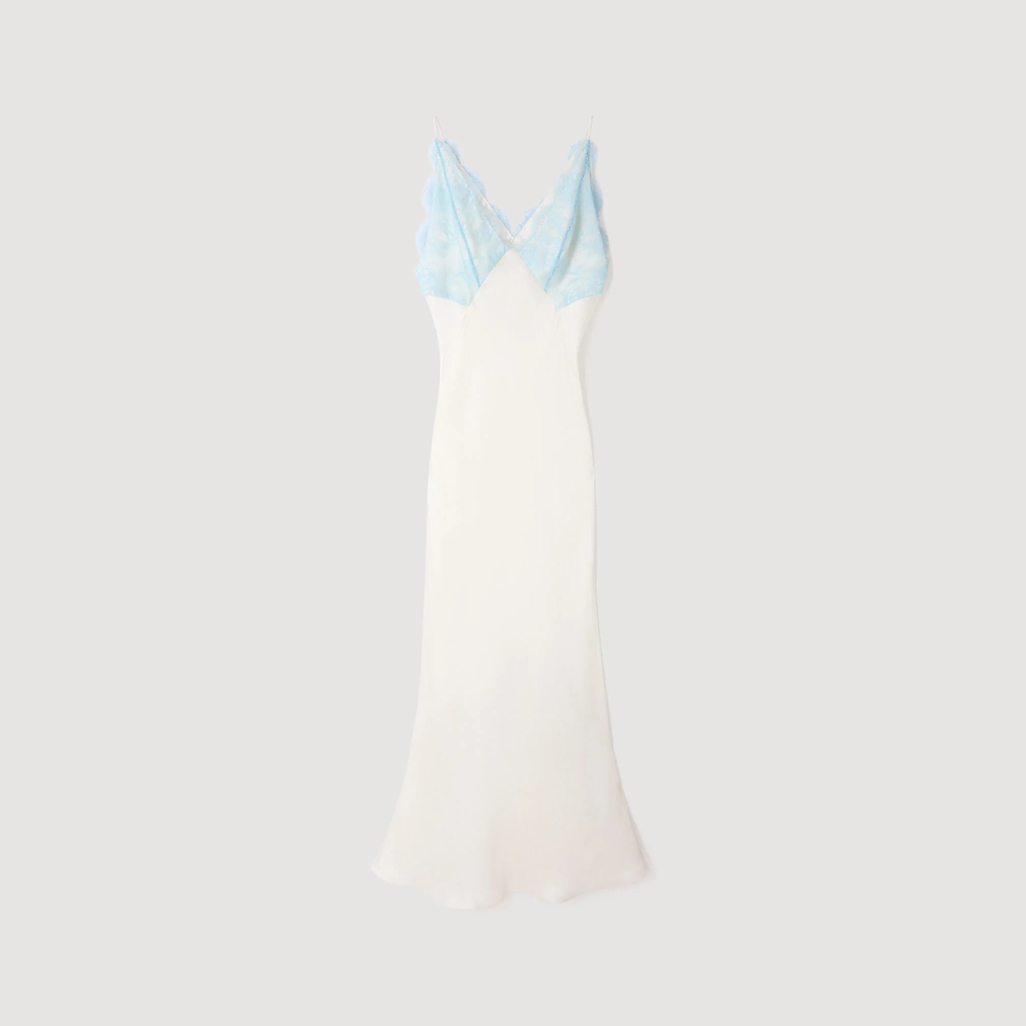 LINGERIE-STYLE MAXI DRESS - 1