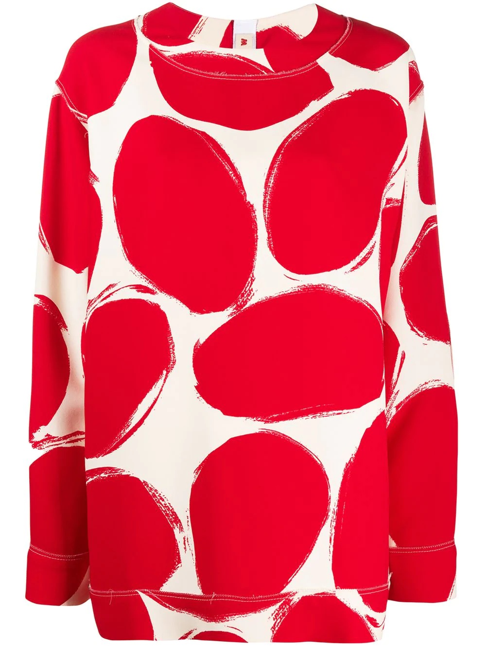 polka dot pattern top - 1