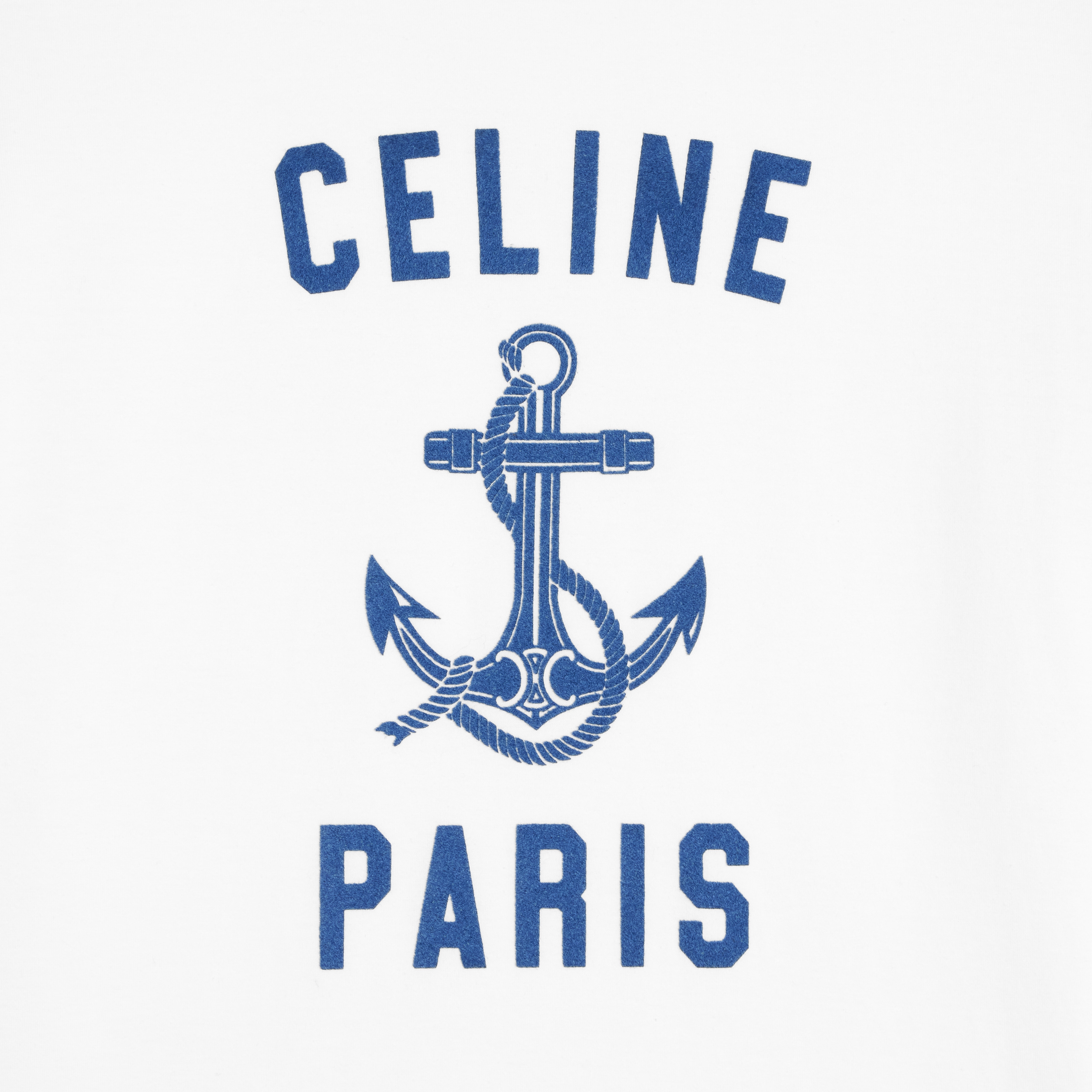 Celine 70's anchor T-shirt in cotton jersey - 4