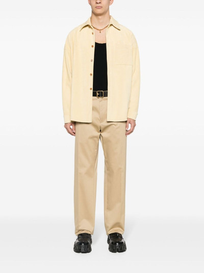 VERSACE mid-rise straight-leg chinos outlook