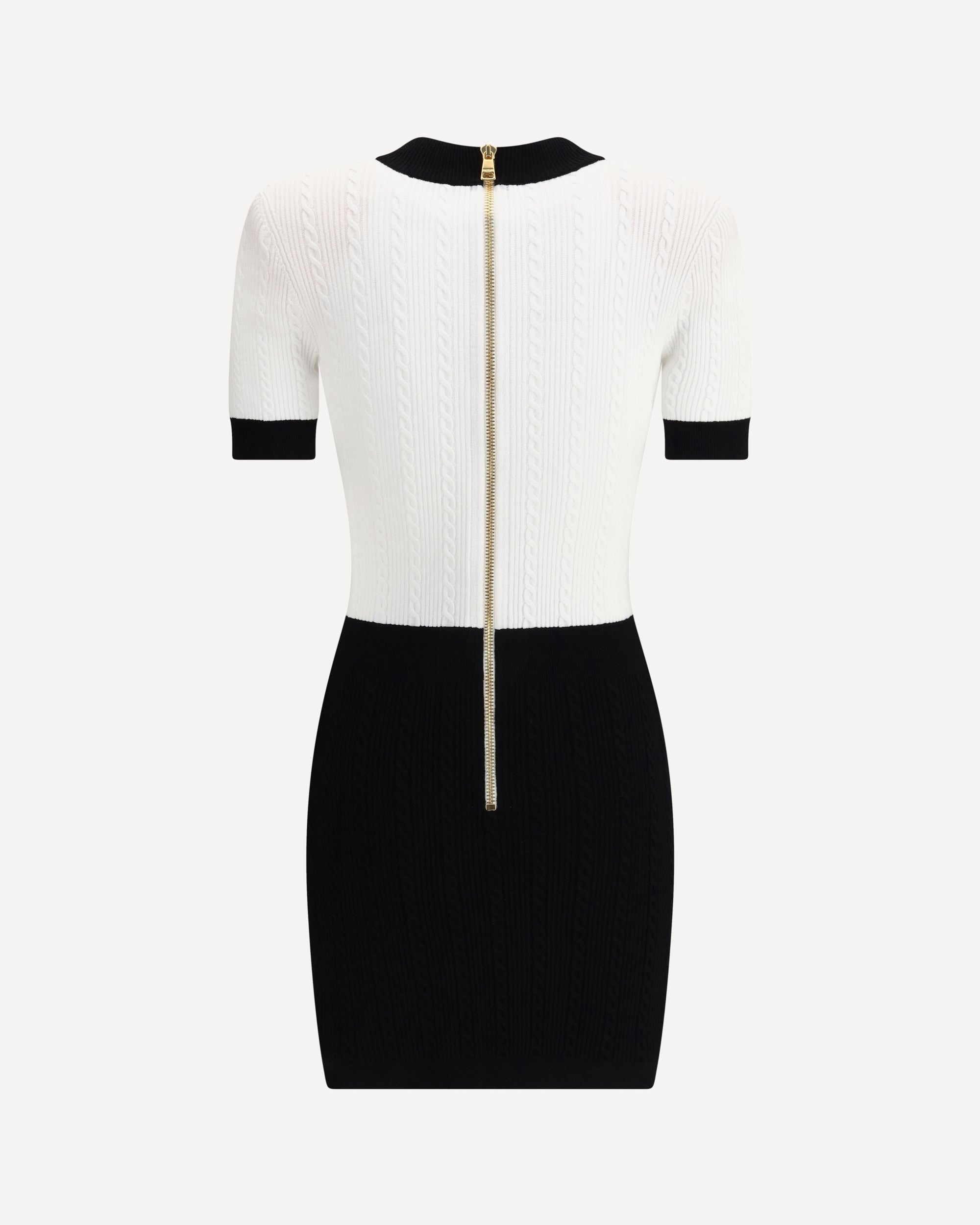 Braided pattern midi Dress - 2