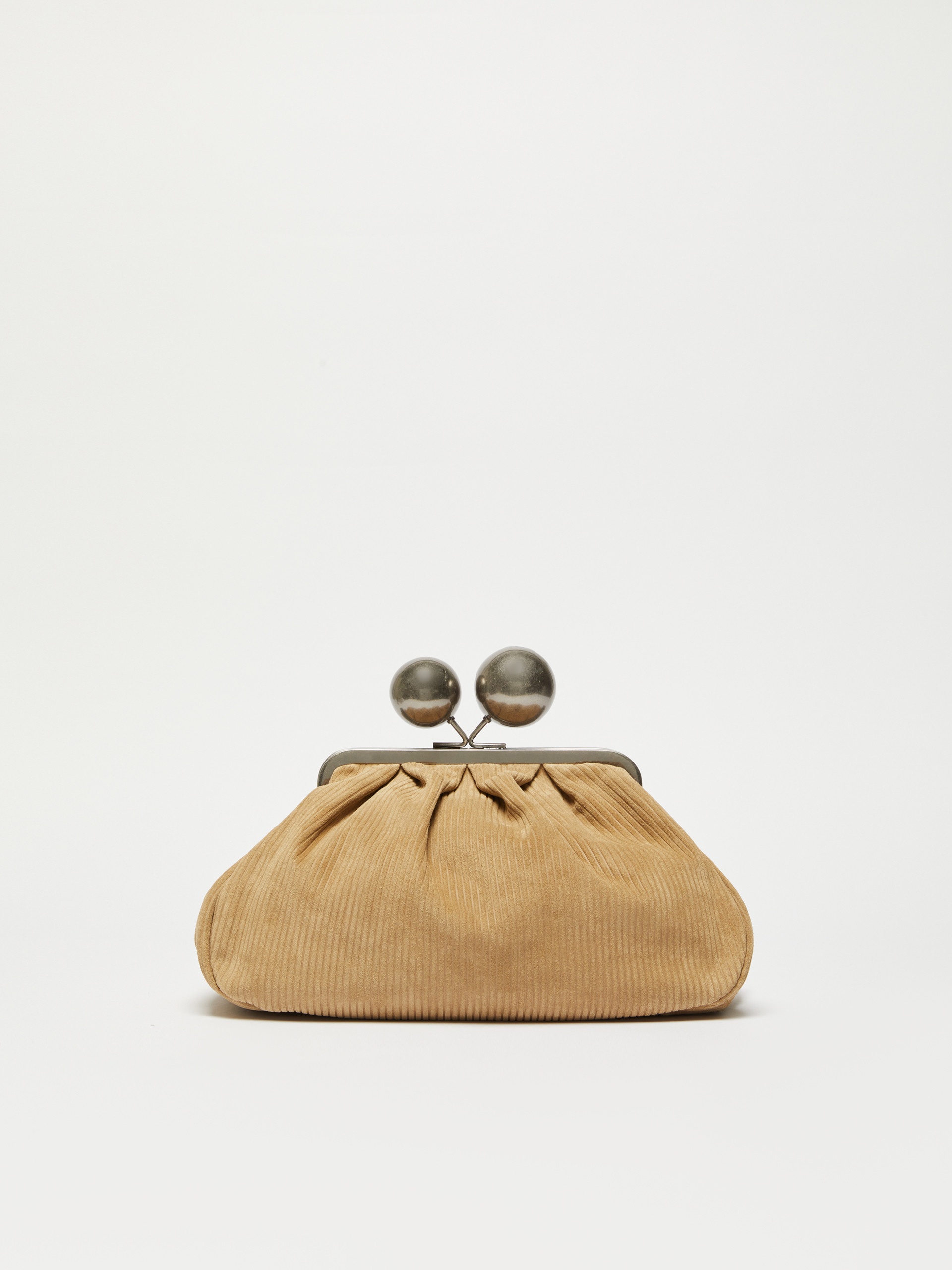 DESTINO Medium ribbed suede Pasticcino Bag - 3