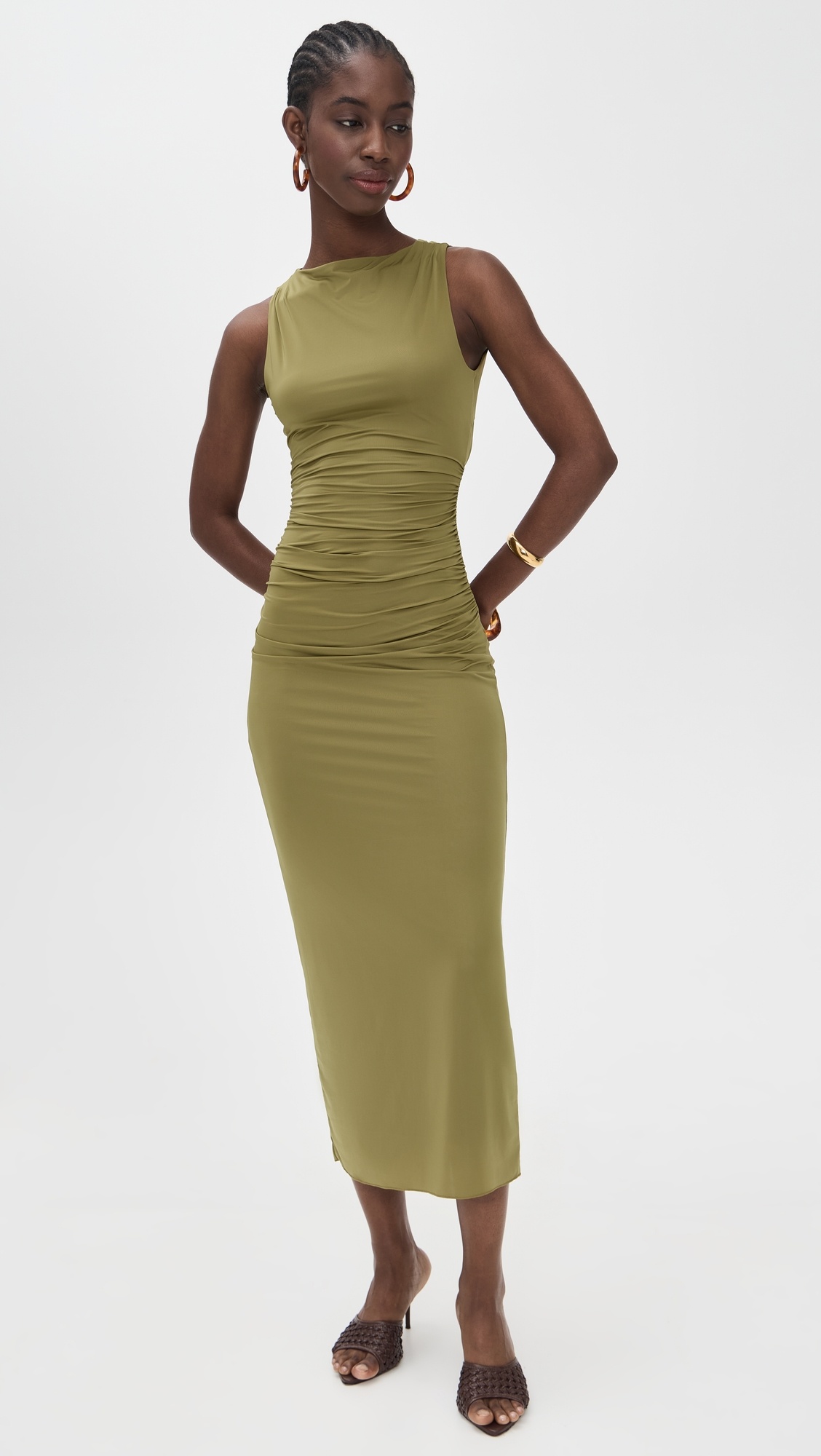 Cascina Twist Midi Dress - 4