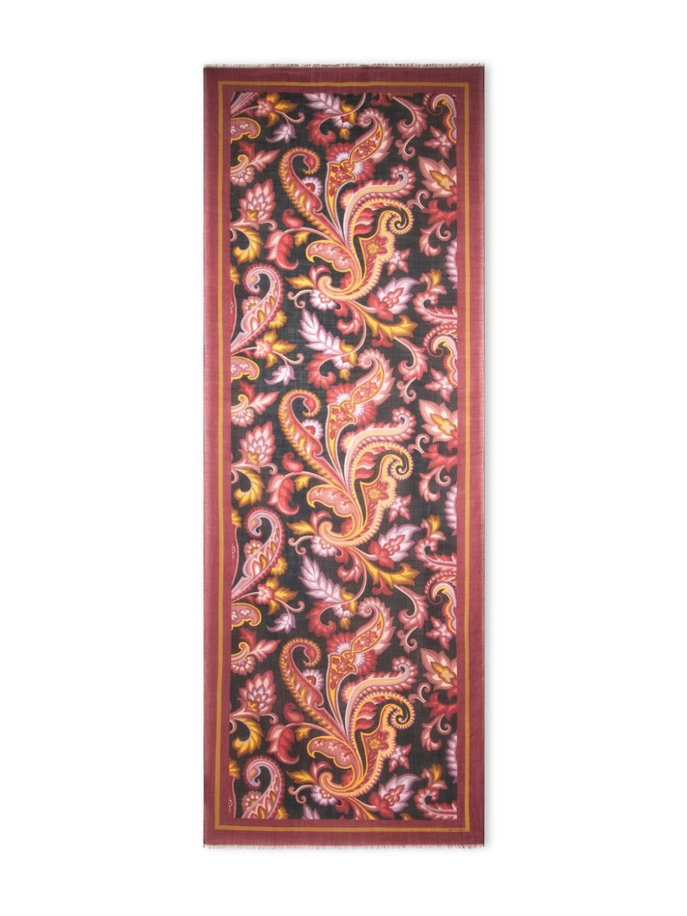 paisley-print scarf - 3