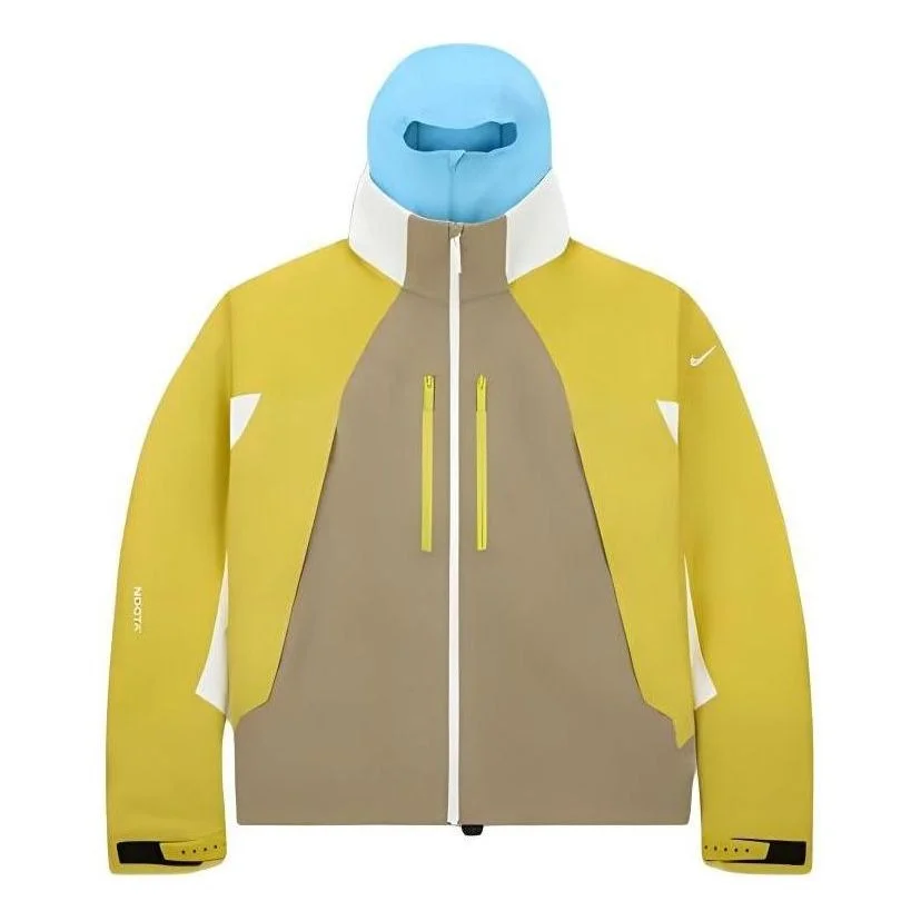Nike x NOCTA Drake L'ART Balaclava Tech Jacket Asia Sizing 'Yellow Khaki' FD2161-247 - 1