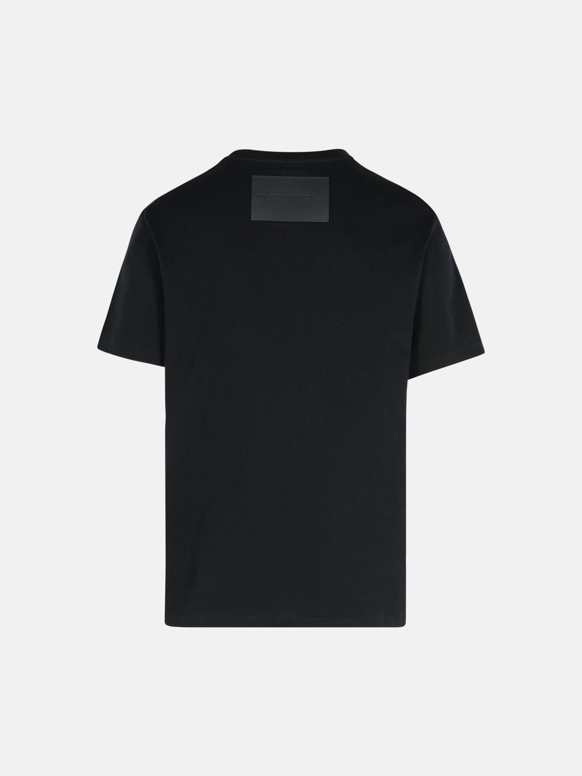 BLACK COTTON T-SHIRT - 3