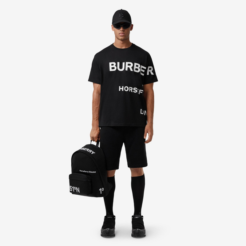 Coordinates Print Nylon Backpack 4