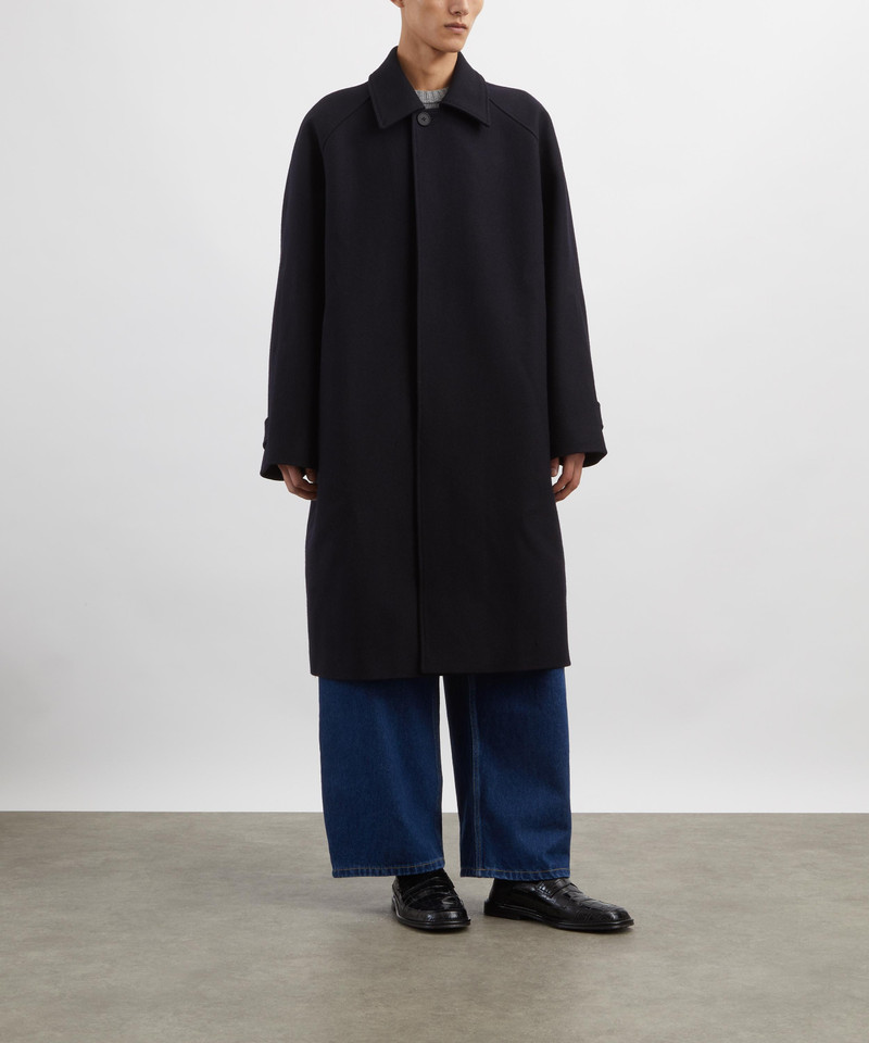 Studio Nicholson Raglan Wool Coat outlook